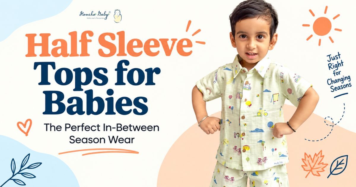 Half Sleeve Tops for Babies