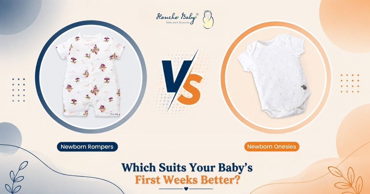 Newborn Rompers vs Onesies