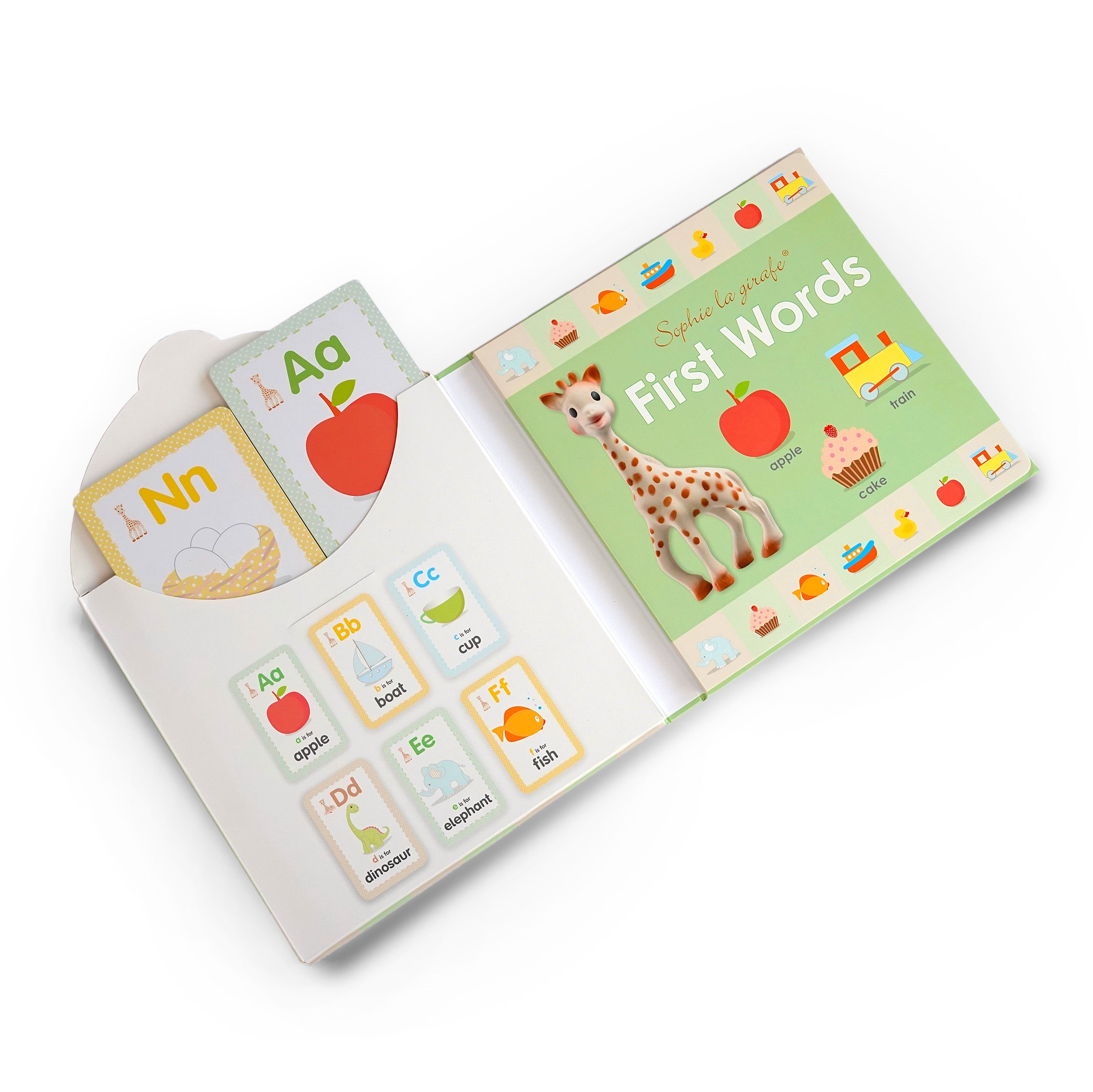 Sophie la girafe: Book and ABC Flashcards