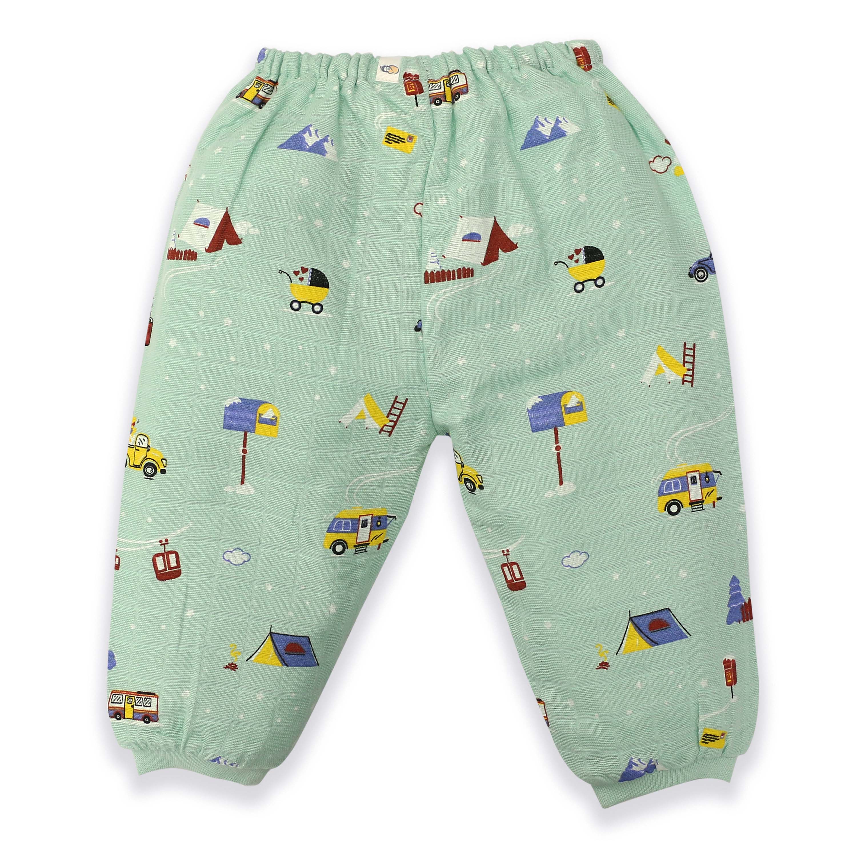 Snowy Village Tales - Unisex Full Sleeve and Pant set  (0M - 5years) NEW