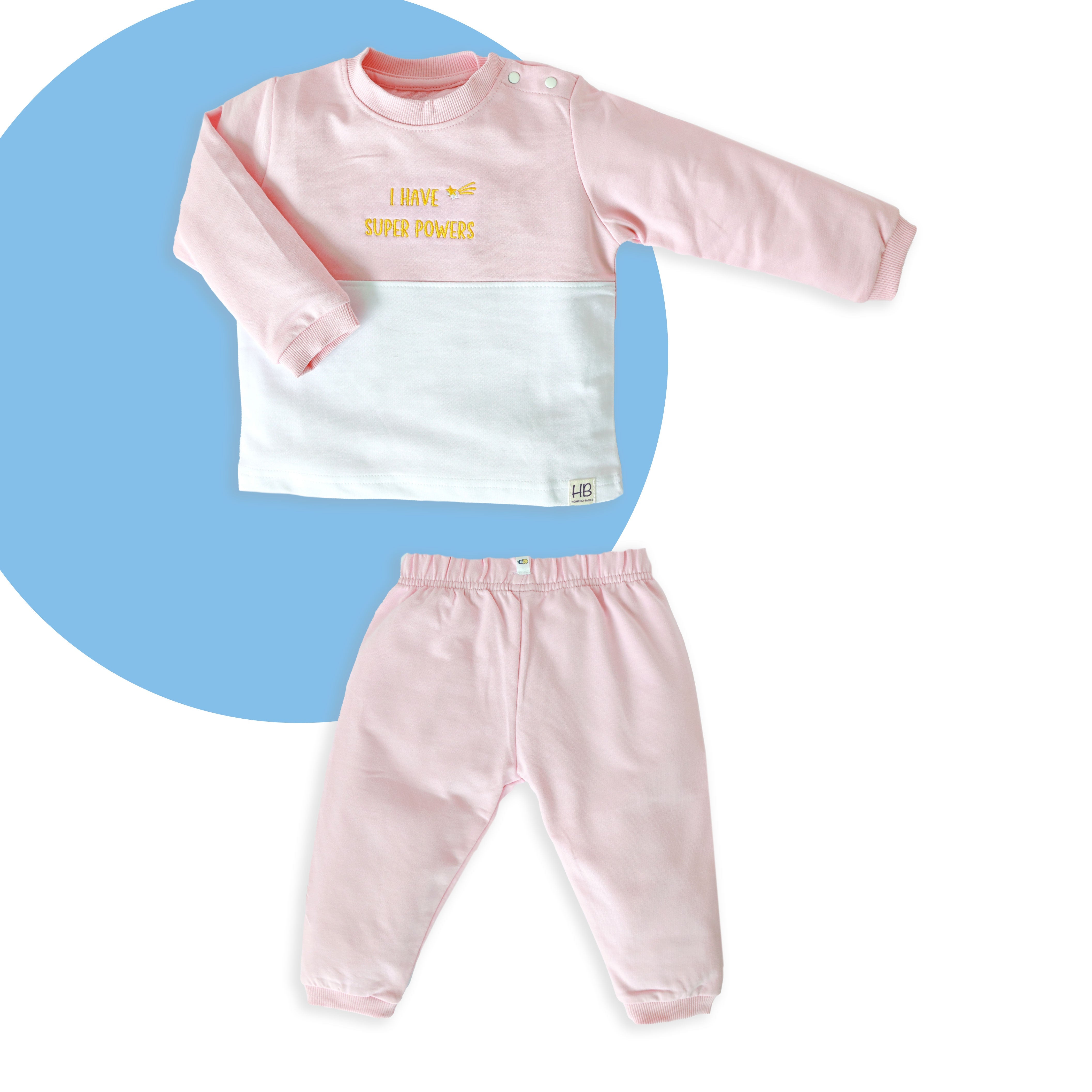 Super Powers - Round Neck Top and Pant (0 - 4 years) 1 Pack