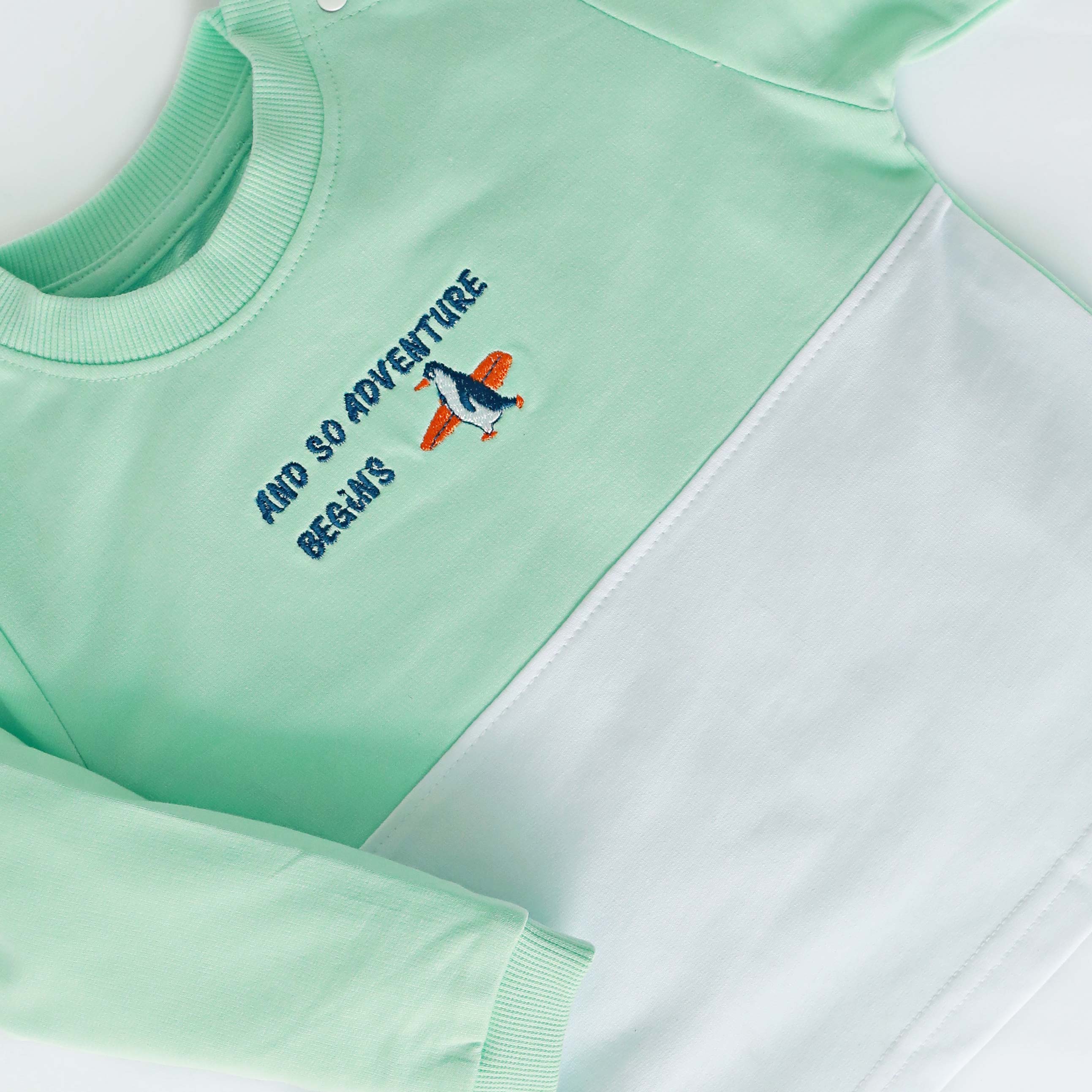 2 Pack Round Neck Full Sleeve Top and Pant (0 - 4 years)