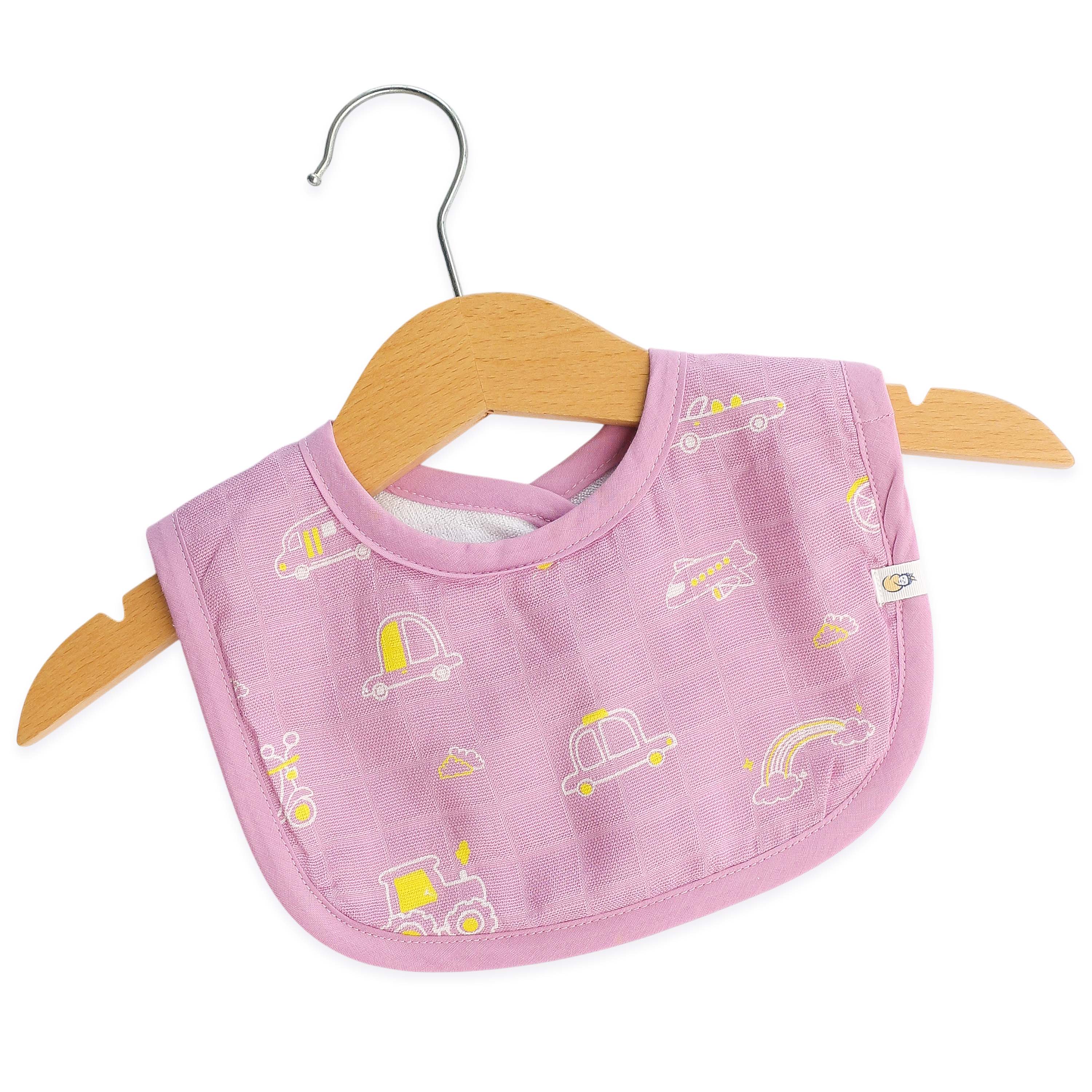 Reversible Muslin and Terry Bib - Assorted 3 Pack - Little Explorer Combo