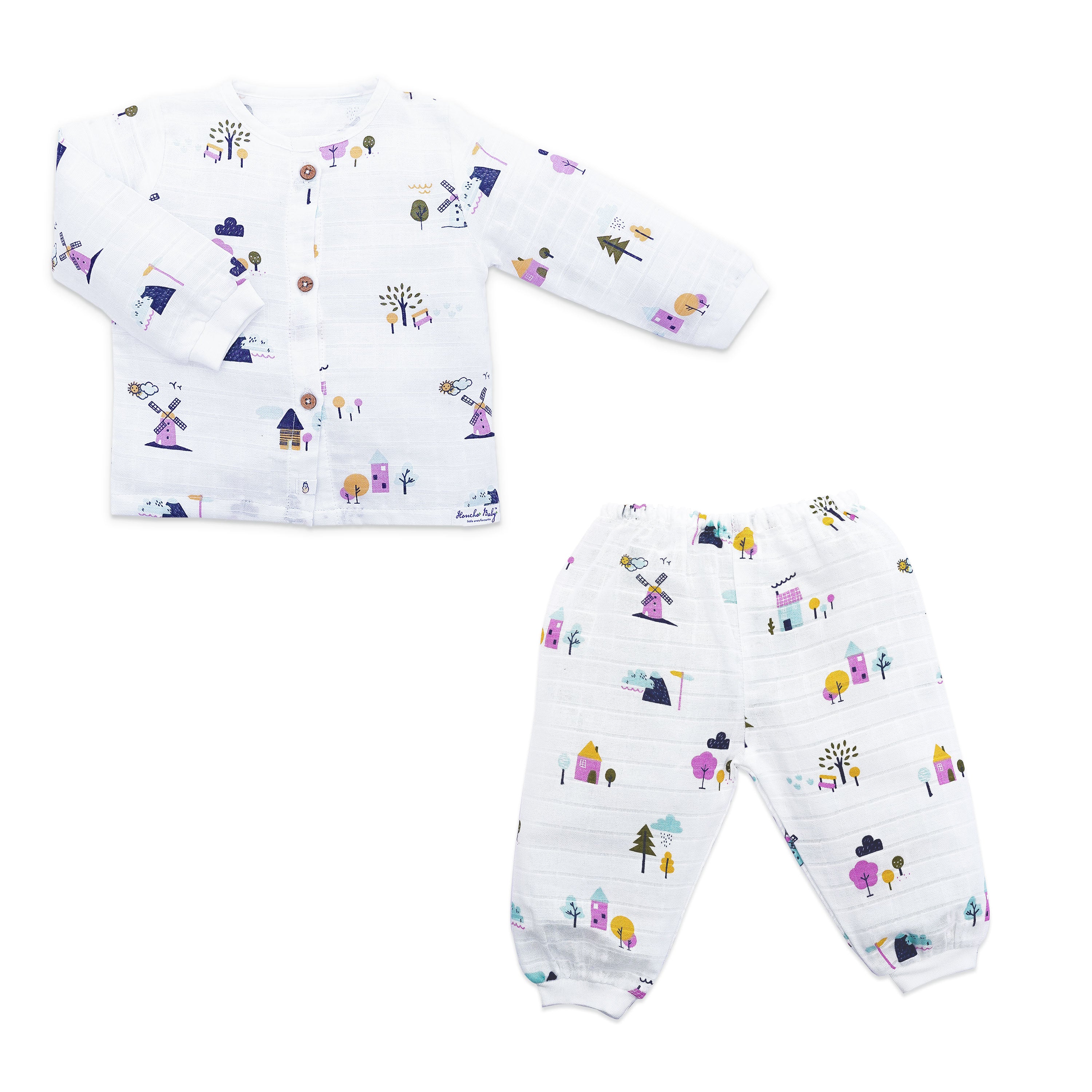 Farmyard Tales - Unisex Full Sleeve and Pant set  (0M - 5 years) NEW