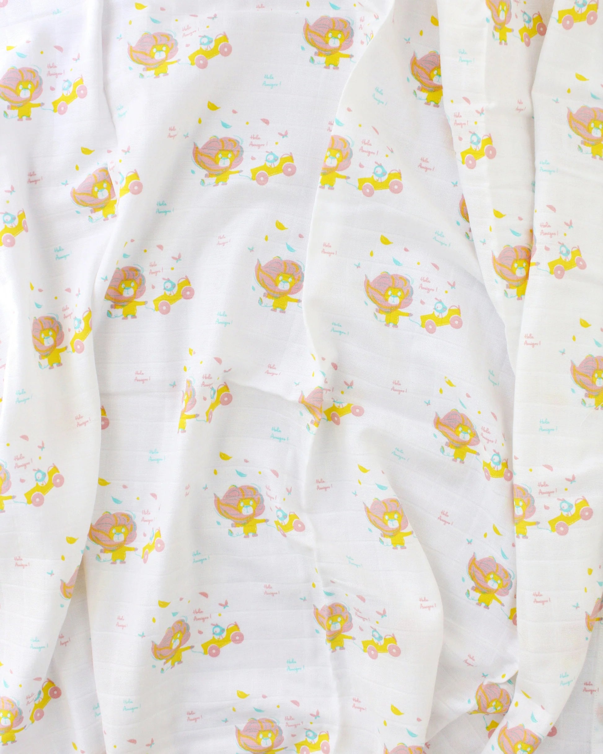 Lion & The Bird - Muslin 100% Cotton Baby Towel (65 X 90 cms) 1 pack NEW