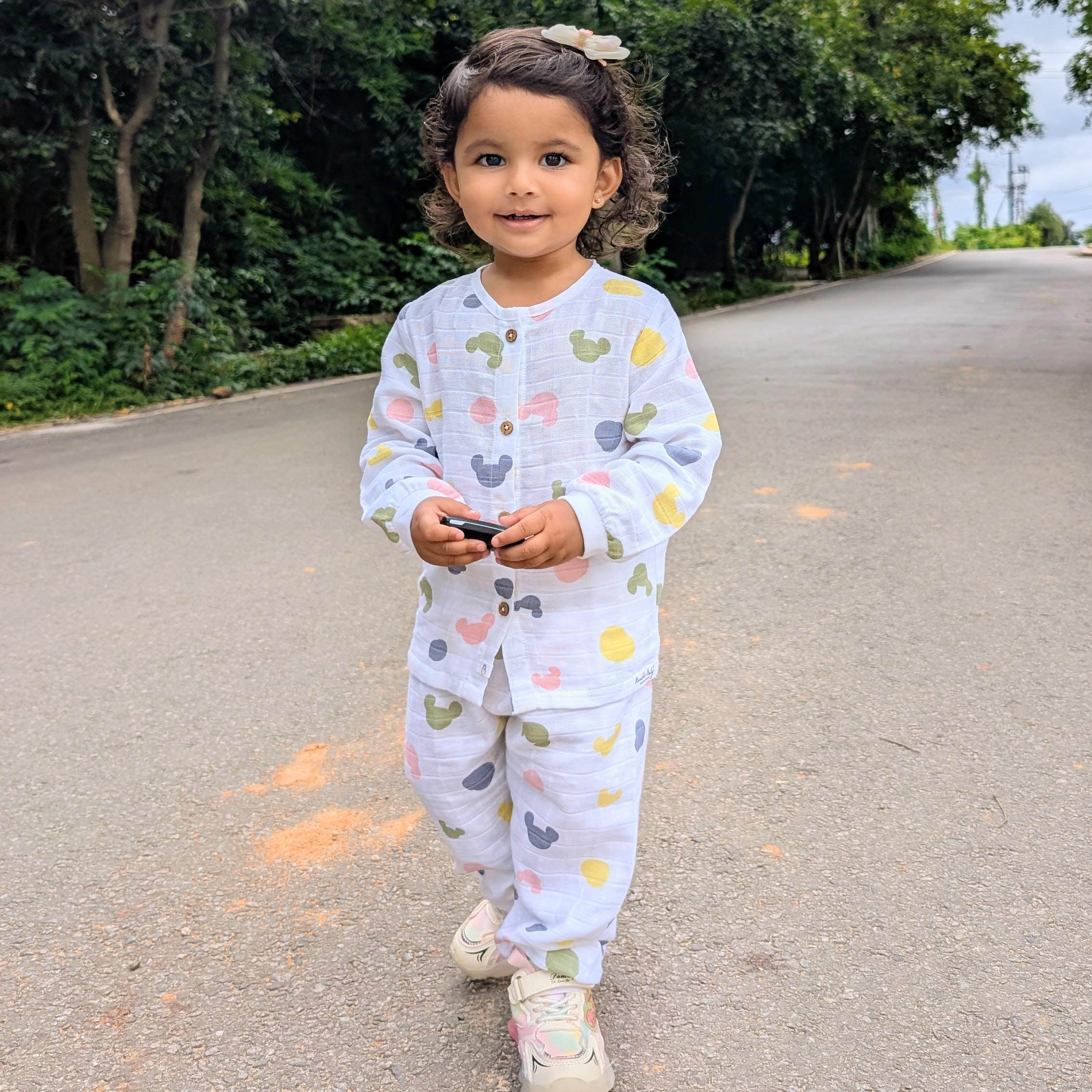 Candy Cloud Dots - Unisex Full Sleeve and Pant set  (0M - 5 years) NEW