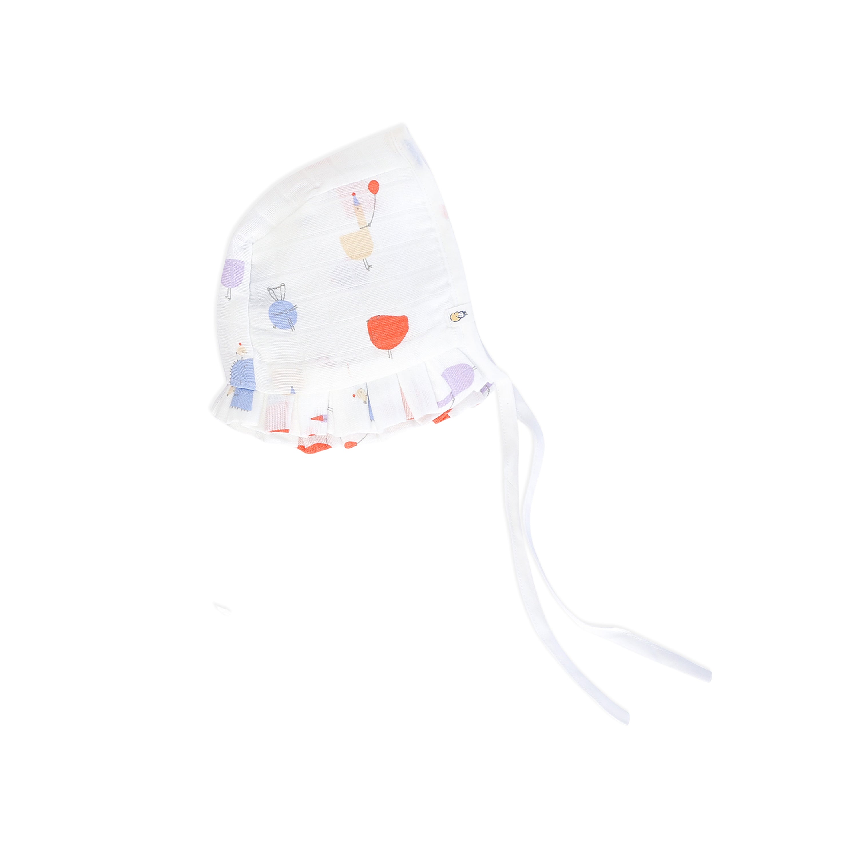 Muslin Baby Cap 100% Cotton ( 0 - 3 months ) 3 Pack Combo NEW