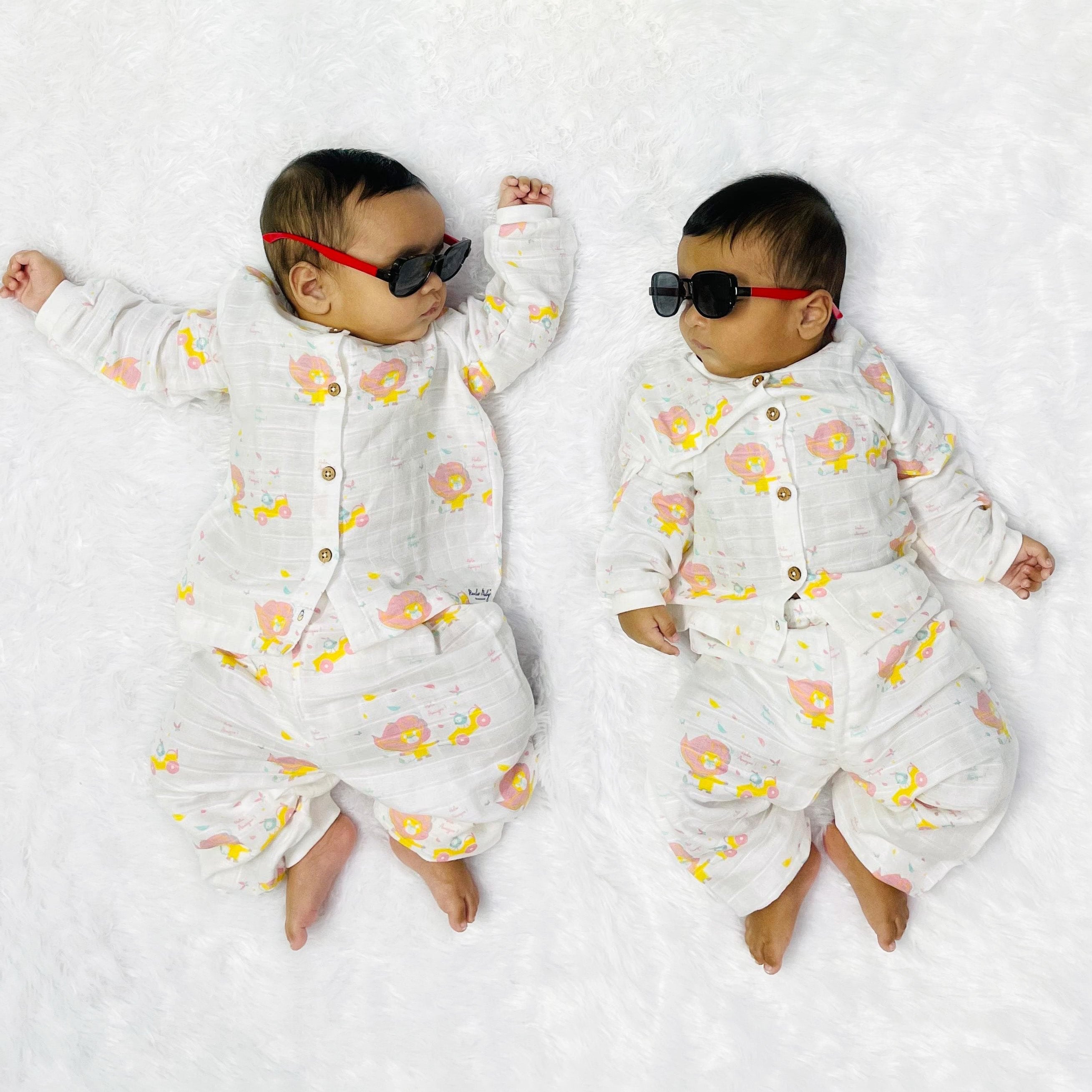 muslin full sleeve jablas - 0 - 3 years – Honcho Baby