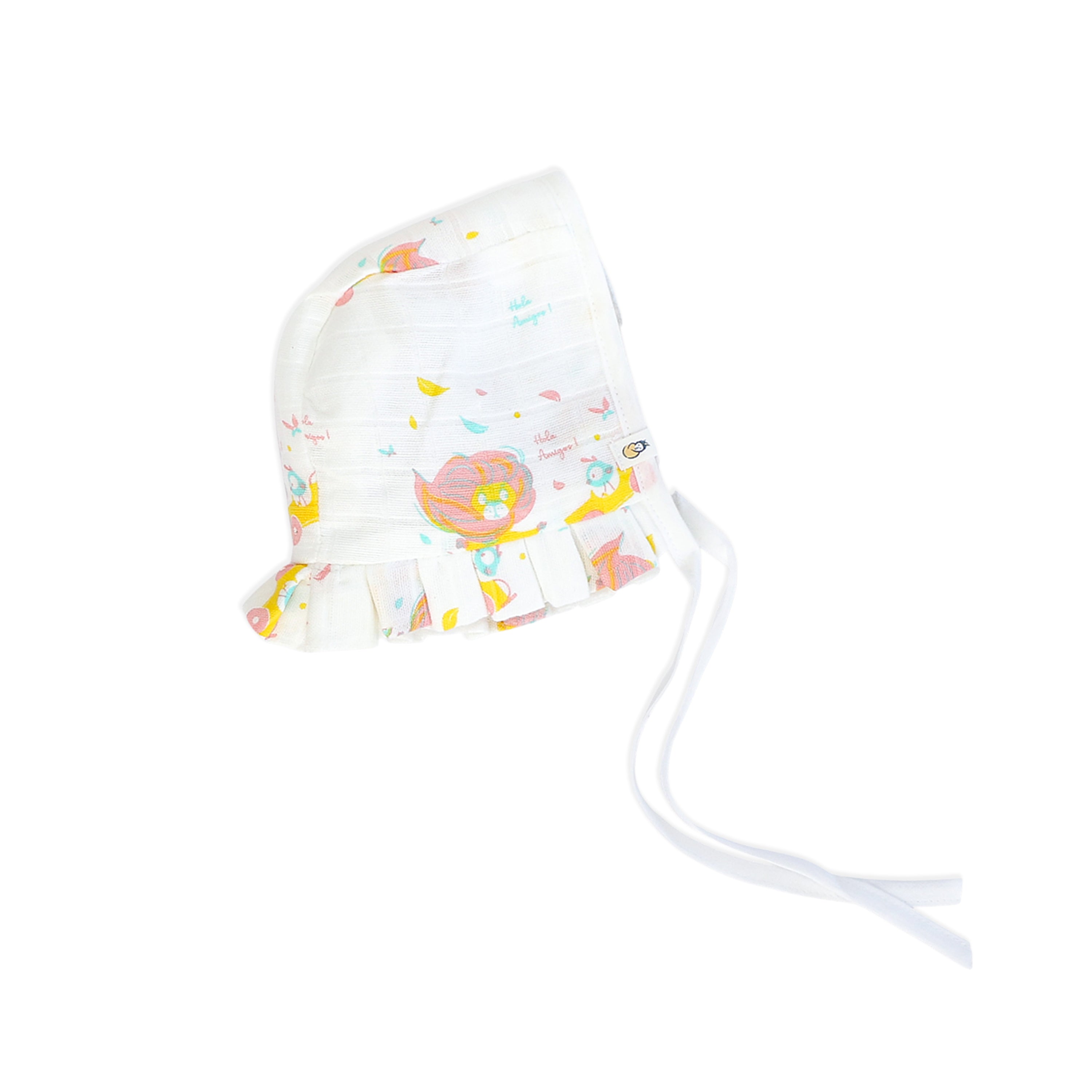 Muslin Baby Cap 100% Cotton ( 0 - 3 months ) 3 Pack Combo NEW