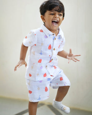 Magic Doodles - Muslin Half Sleeve Top & Shorts Set (0M – 5Y)
