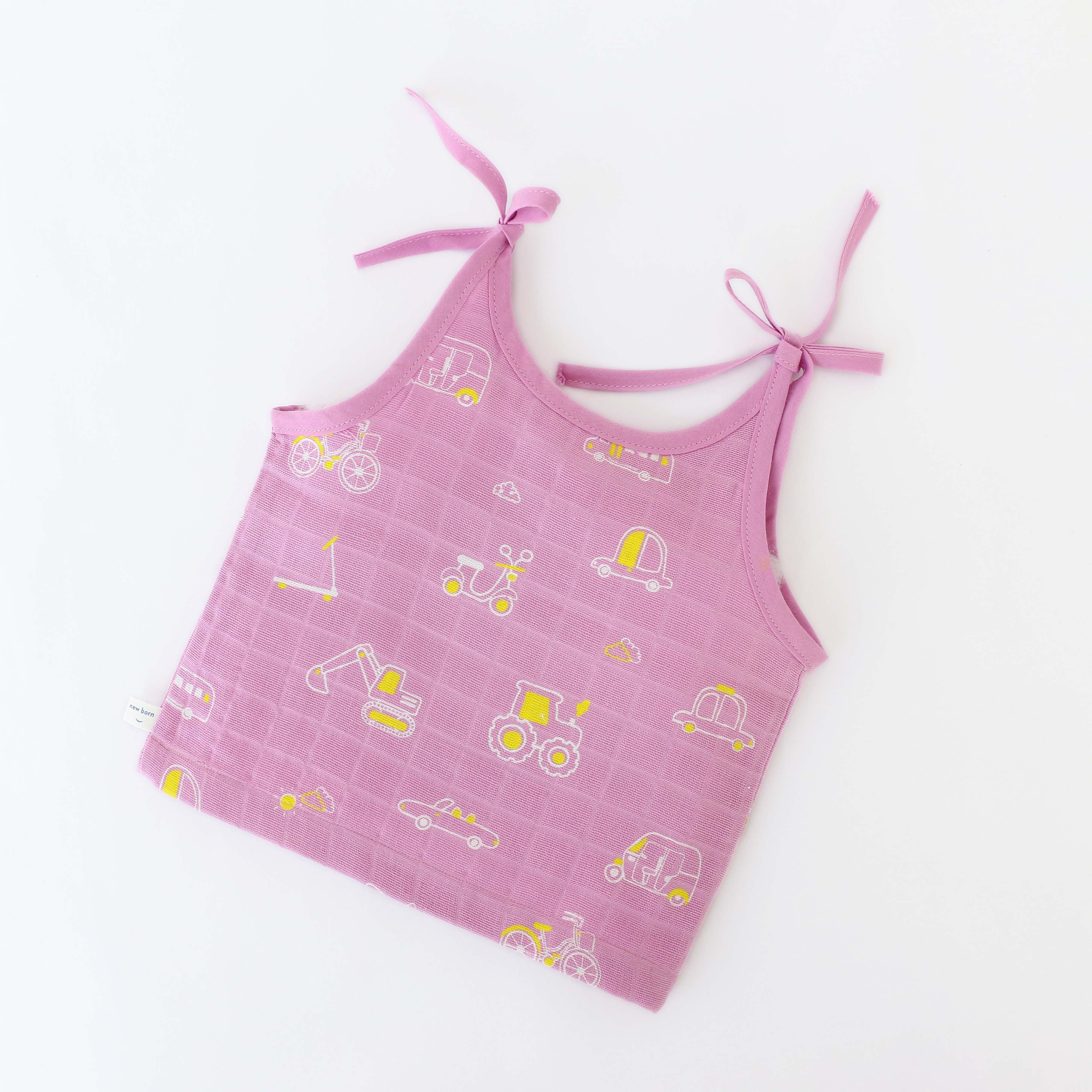 Busy Little Wheels - Muslin Knot Jablas (New born & 0 - 3 months) 1 pack