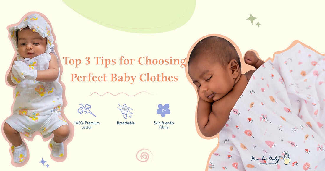 Top 3 Tips for Choosing Perfect Baby Clothes