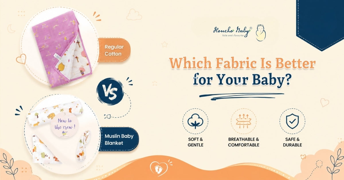 Muslin Baby Blanket vs Regular Cotton