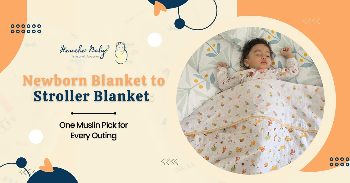 Newborn Blanket to Stroller Blanket 