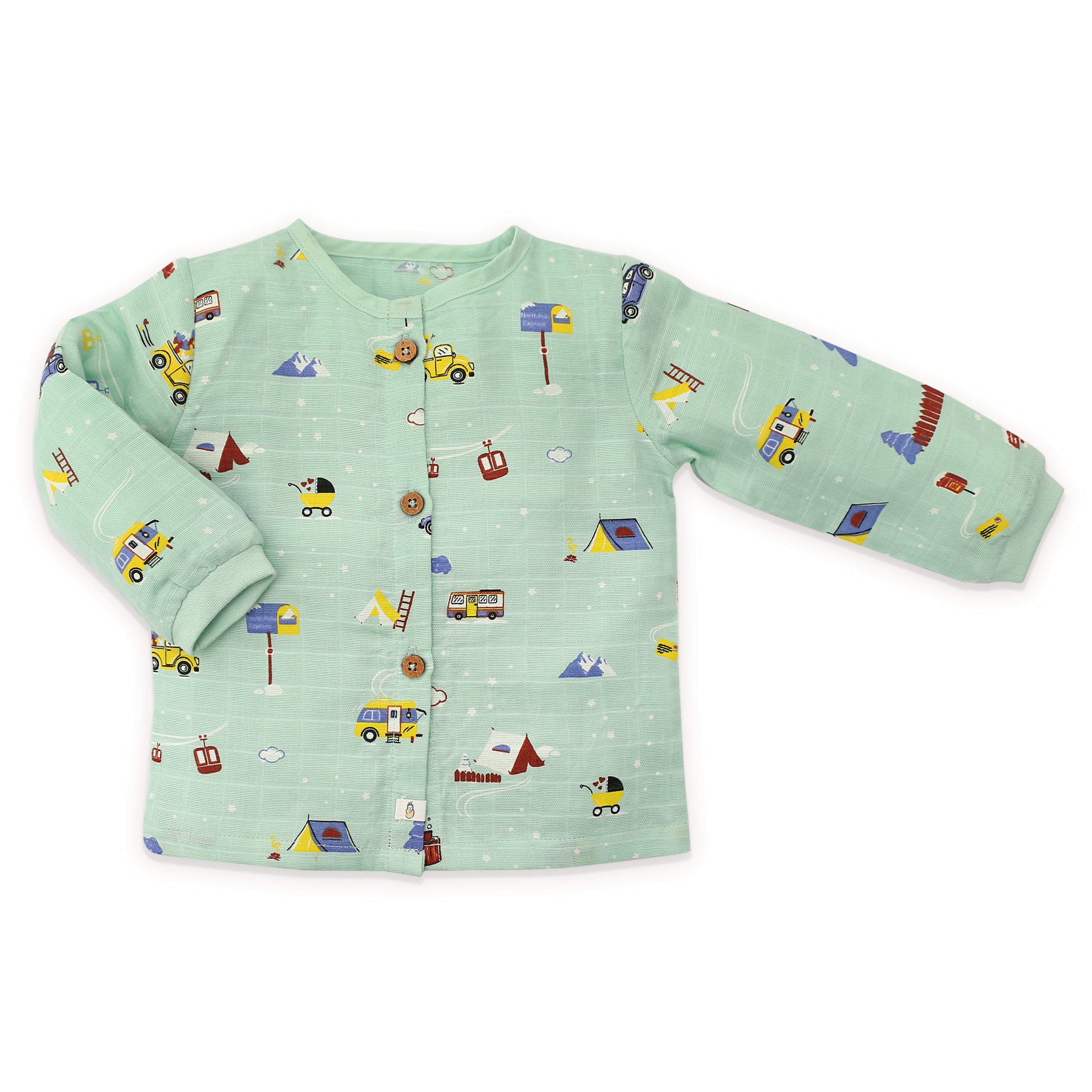 Snowy Village Tales - Unisex Full Sleeve and Pant set  (0M - 5years) NEW