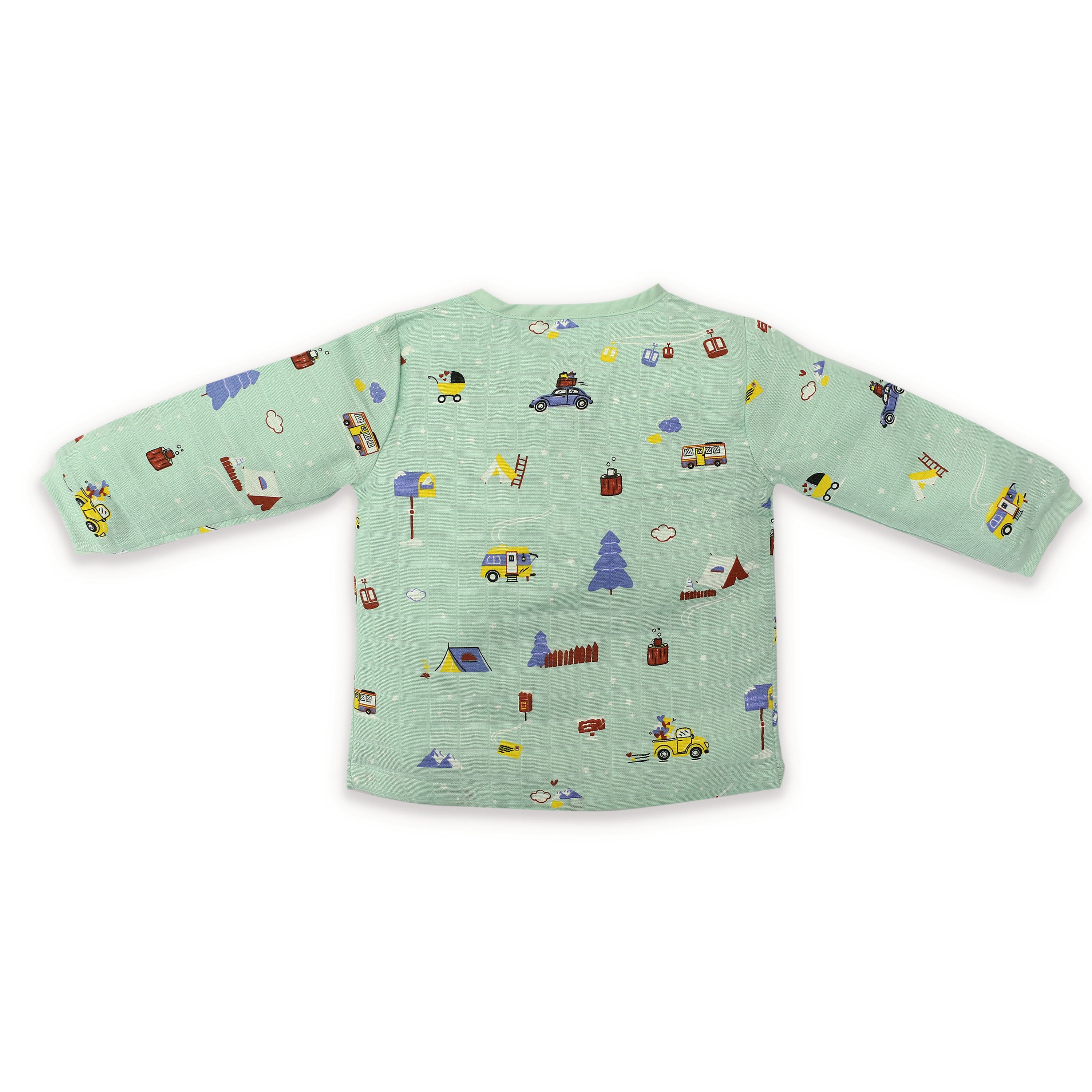 Snowy Village Tales - Unisex Full Sleeve and Pant set  (0M - 5years) NEW