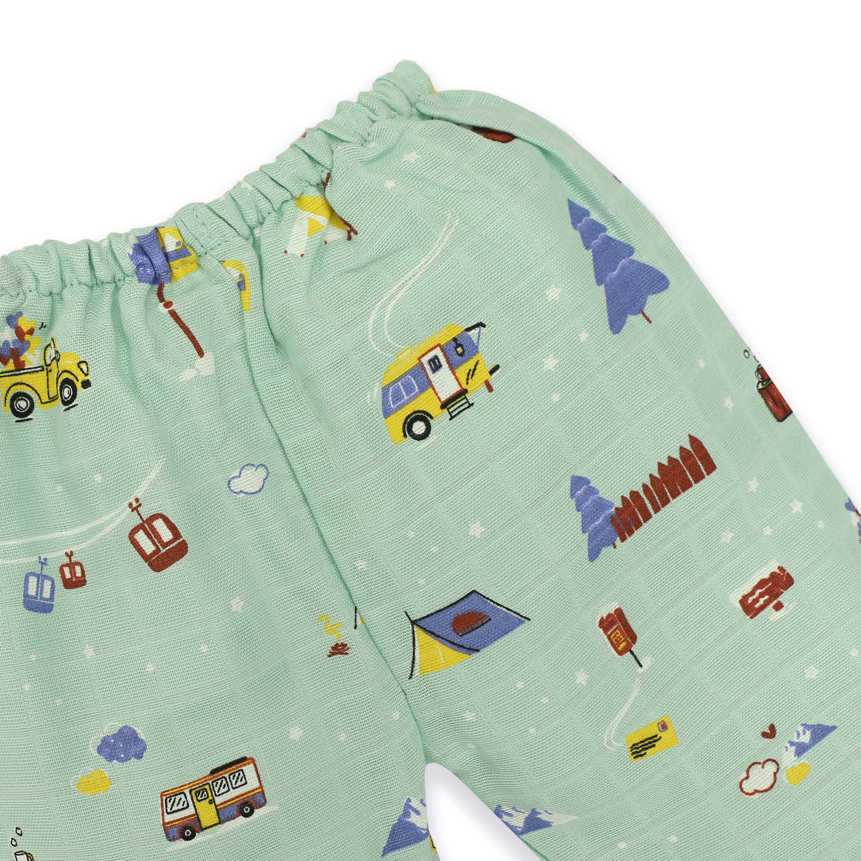 Snowy Village Tales - Unisex Full Sleeve and Pant set  (0M - 5years) NEW