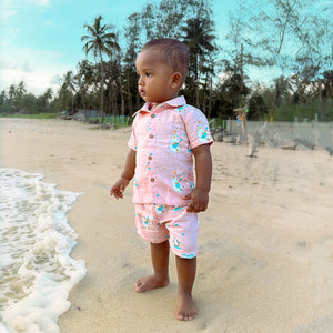 Muslin Half Sleeve Top & Shorts Set (0M – 5Y) Cub's First Concert