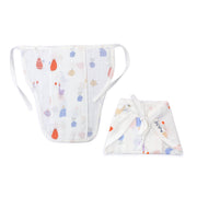 Magic Doodles - Reusable Muslin Nappies / Langot - 4 Layered Central Panel NEW