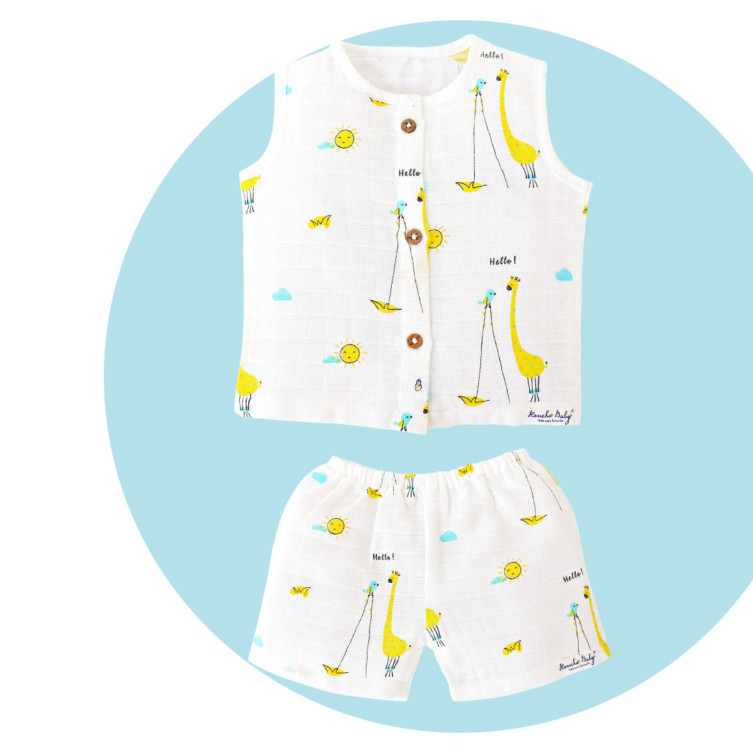 Sleeveless Top & Shorts (newborn to 4years) 6 Pack -