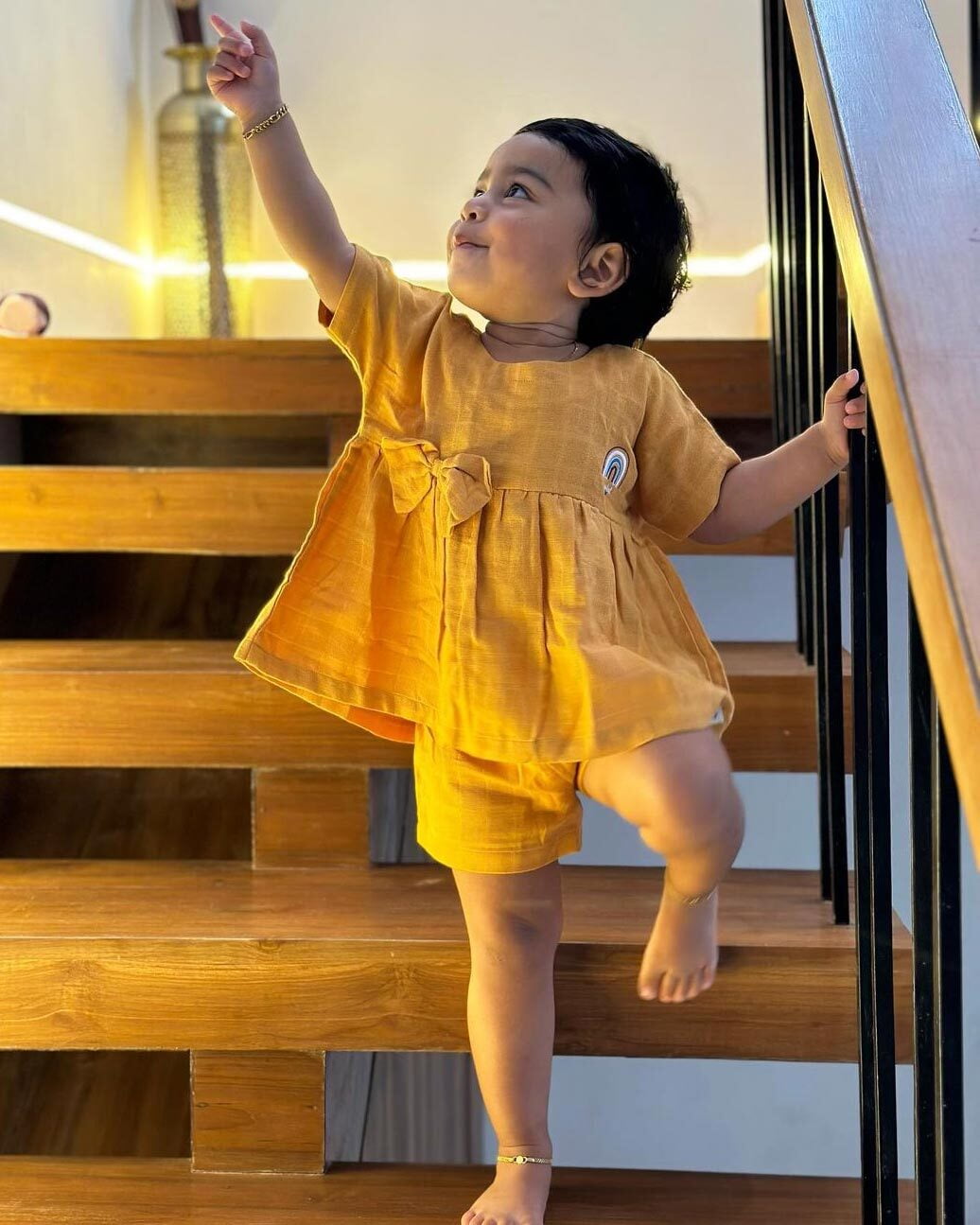Rainbow Magic - Girls Co-ord set (0 months - 4 years) | 1 pack | Mustard