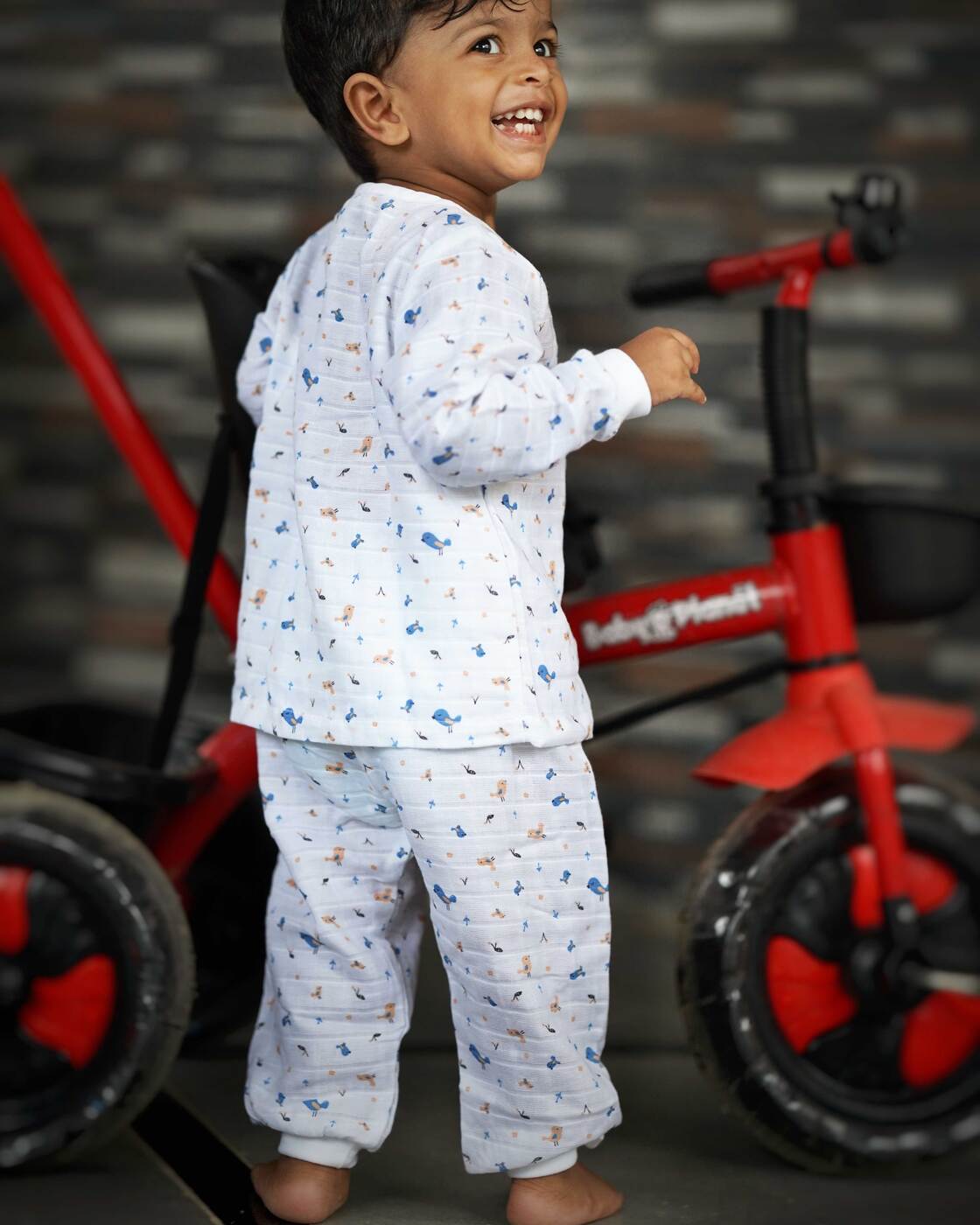 Pretty Little Birds - Unisex full sleeve and pant (0 months - 4years)
