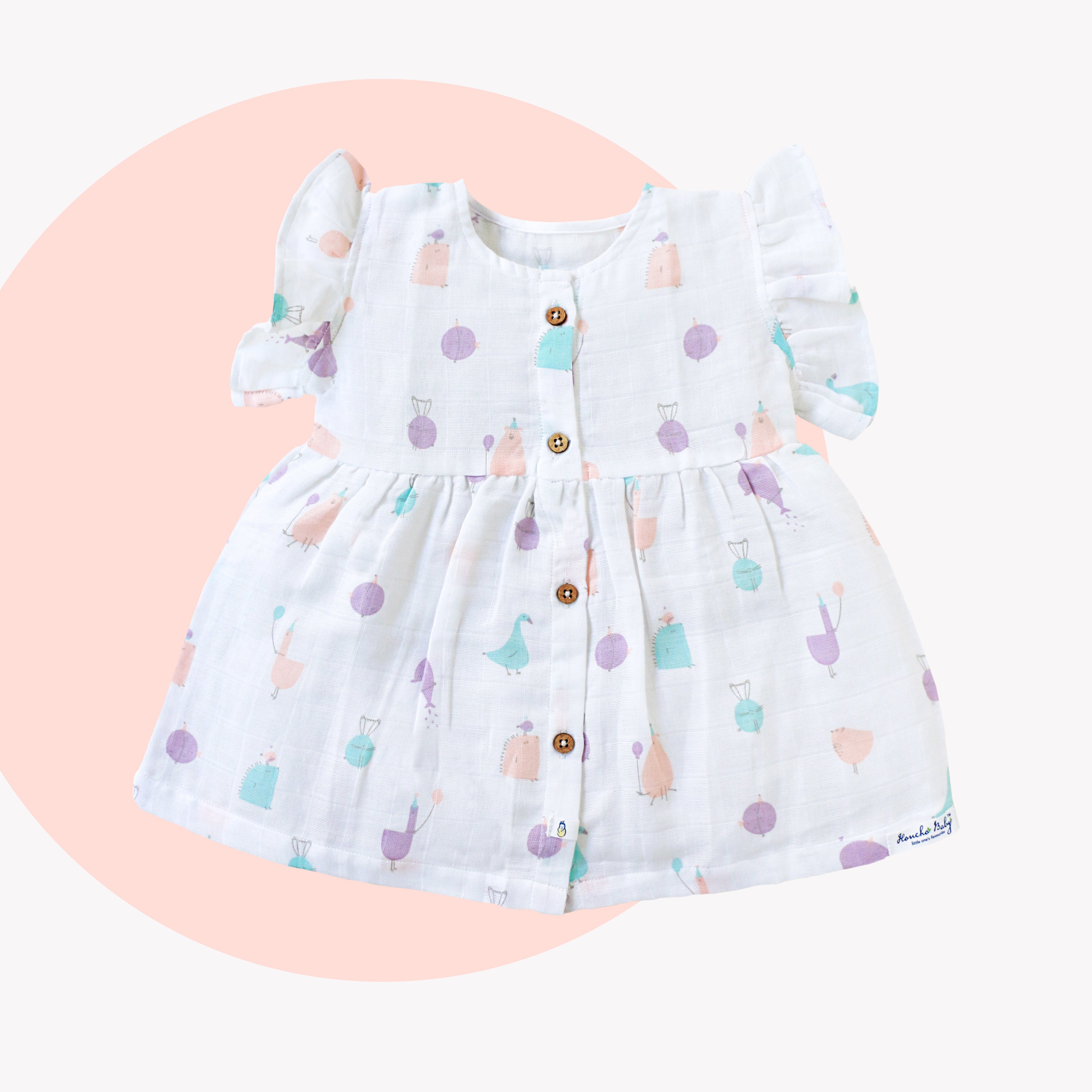 Minime Magic Doodles - Frock and Bloomers Set ( 0 to 3 years ) 1 pack