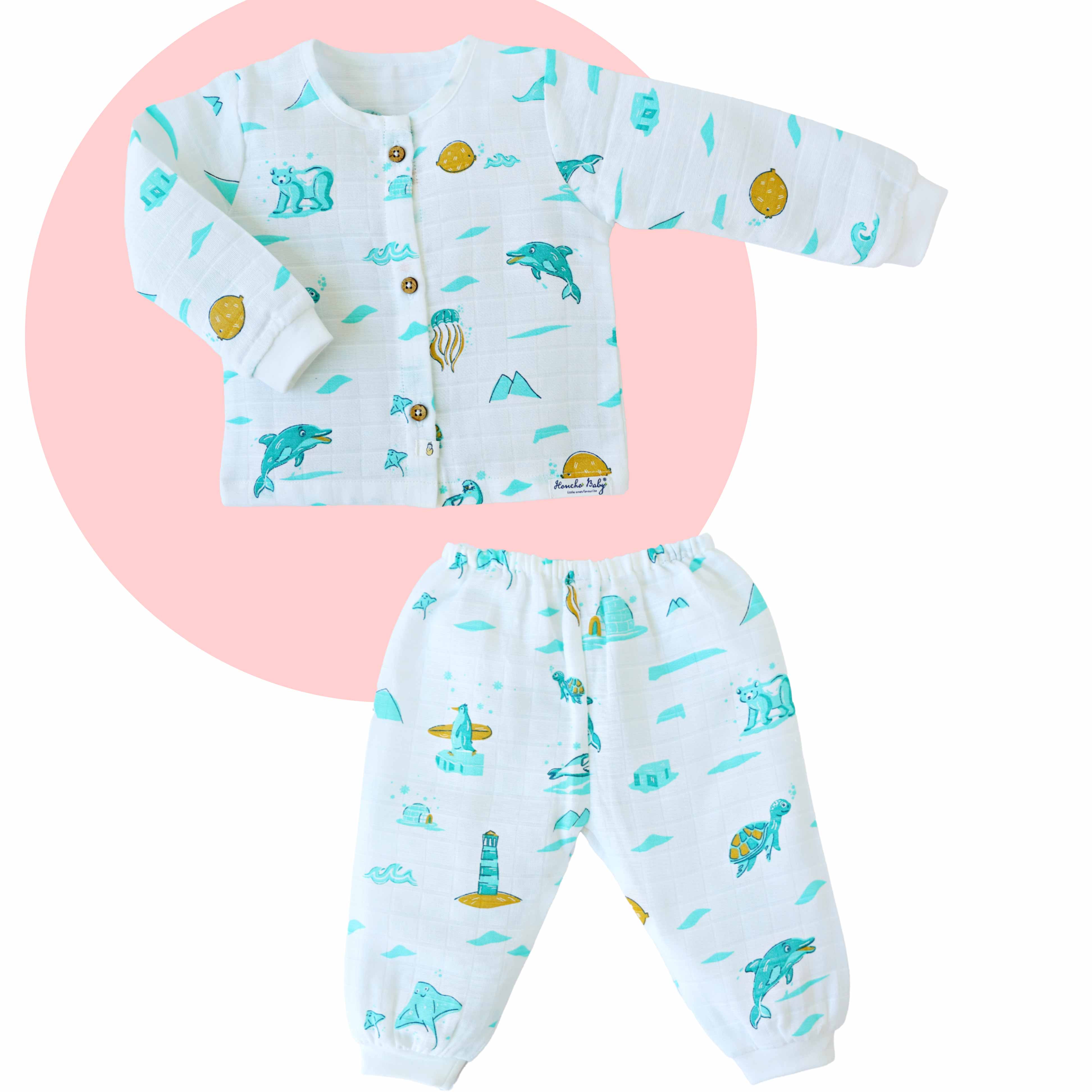 Combo Saver Full sleeve Top & Pant (Assorted 6 Pack) 0 - 4years S6