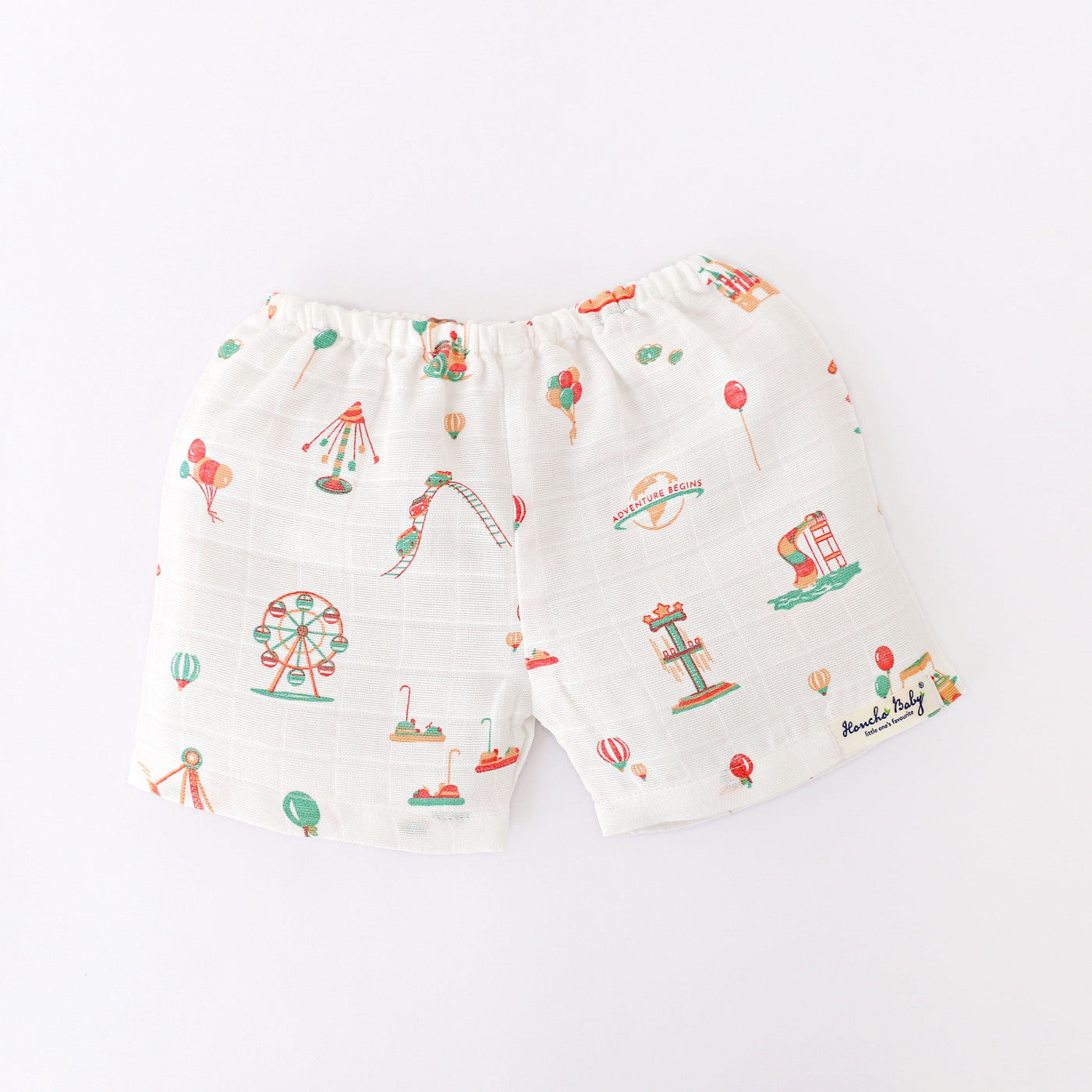 Carnival Fun - Muslin Unisex Sleeveless top & Shorts (0 - 4years)