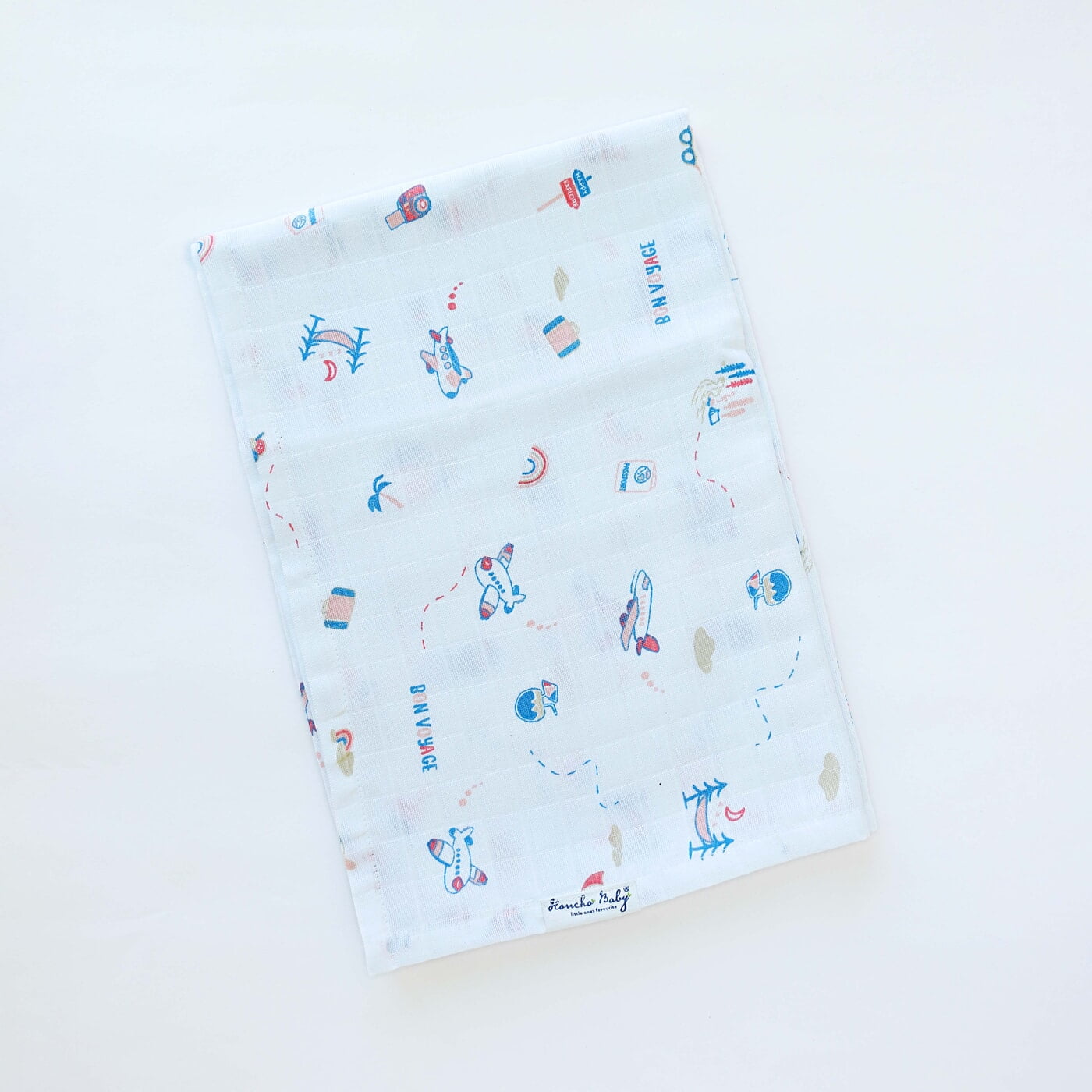 Tiny Traveller - Muslin 100% Cotton Baby Towel (65 X 90 cms) 1 pack