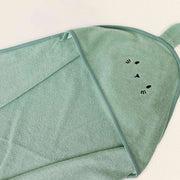 Terry Hooded Towel - Green ( 65 x 65 cms )