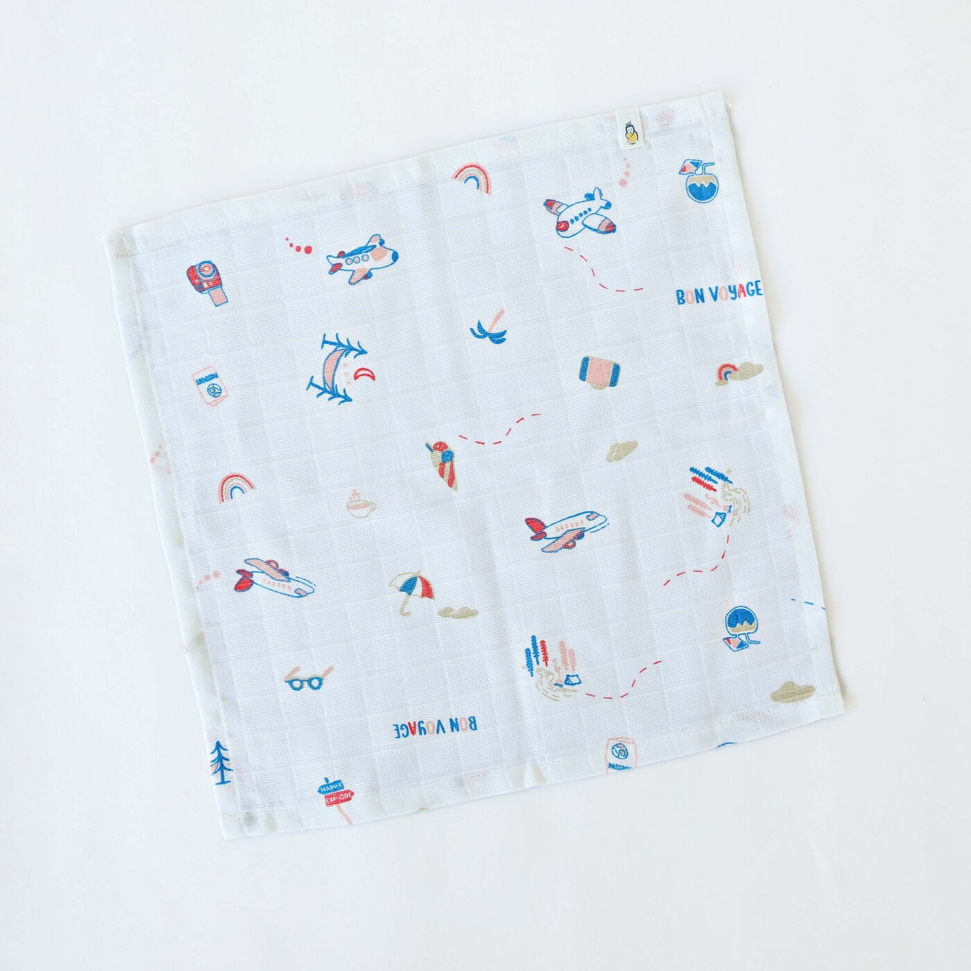 Muslin Wash cloth / Hand kerchief - Assorted 6pack (27 x 27 cms)