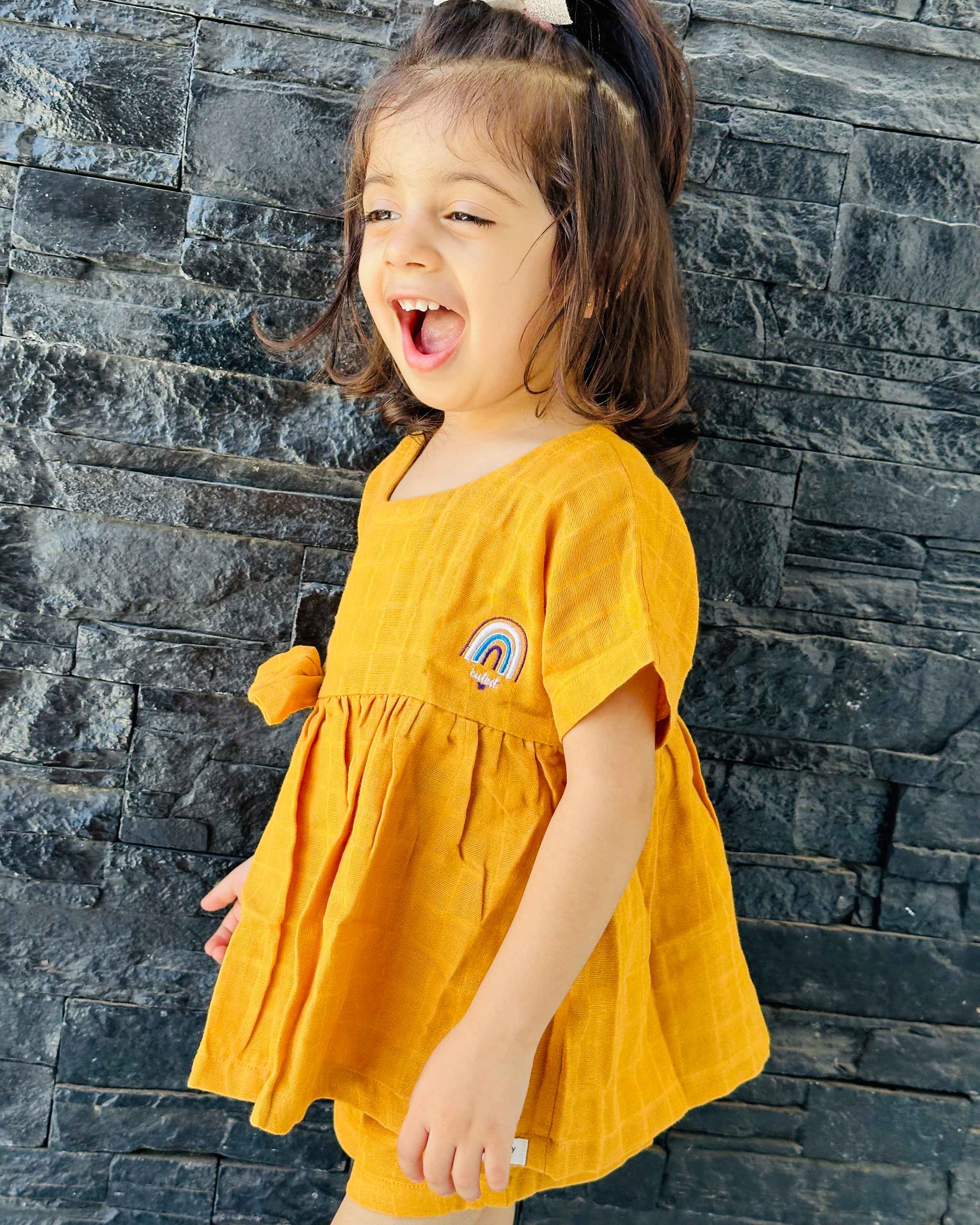 Rainbow Magic - Girls Co-ord set (0 months - 4 years) | 1 pack | Mustard