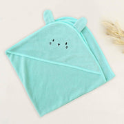 Terry Hooded Towel - Turquoise Blue ( 65 x 65 cms )