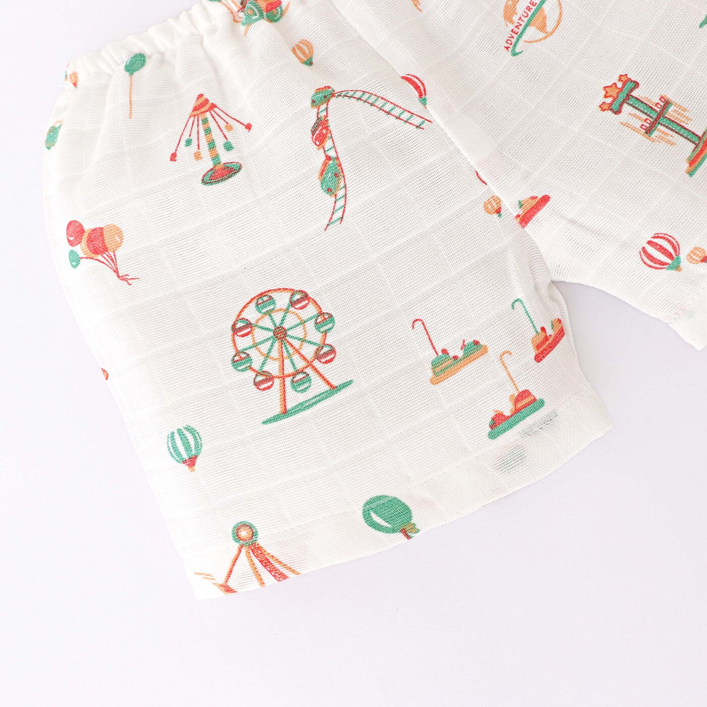 Carnival Fun - Muslin Unisex Sleeveless top & Shorts (0 - 4years)