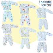 Combo Saver Full sleeve Top & Pant (Assorted 6 Pack) 0 - 4years S6