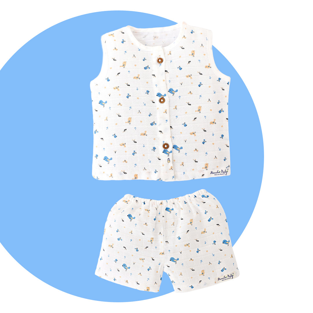 Sleeveless Top & Shorts (newborn to 4years) 6 Pack -