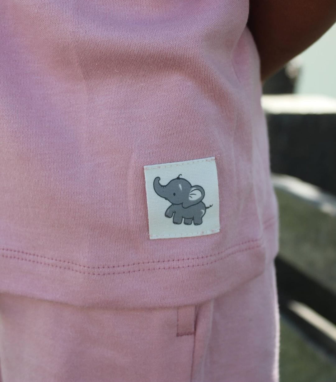 Soft and Stylish Unisex T- shirt & Shorts set ( Mauve ) 1 Y to 4 Y
