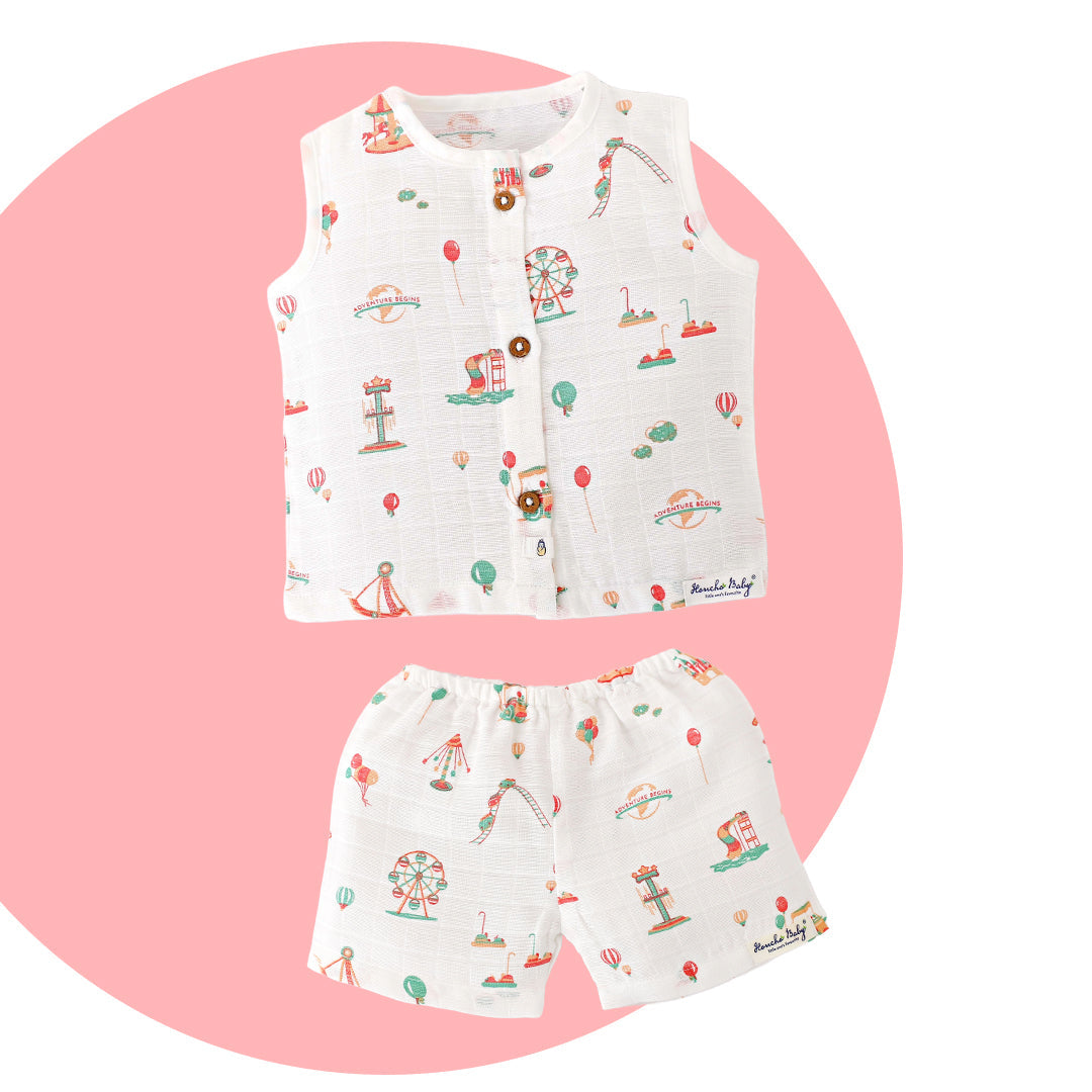 Sleeveless Top & Shorts (newborn to 4years) 6 Pack -