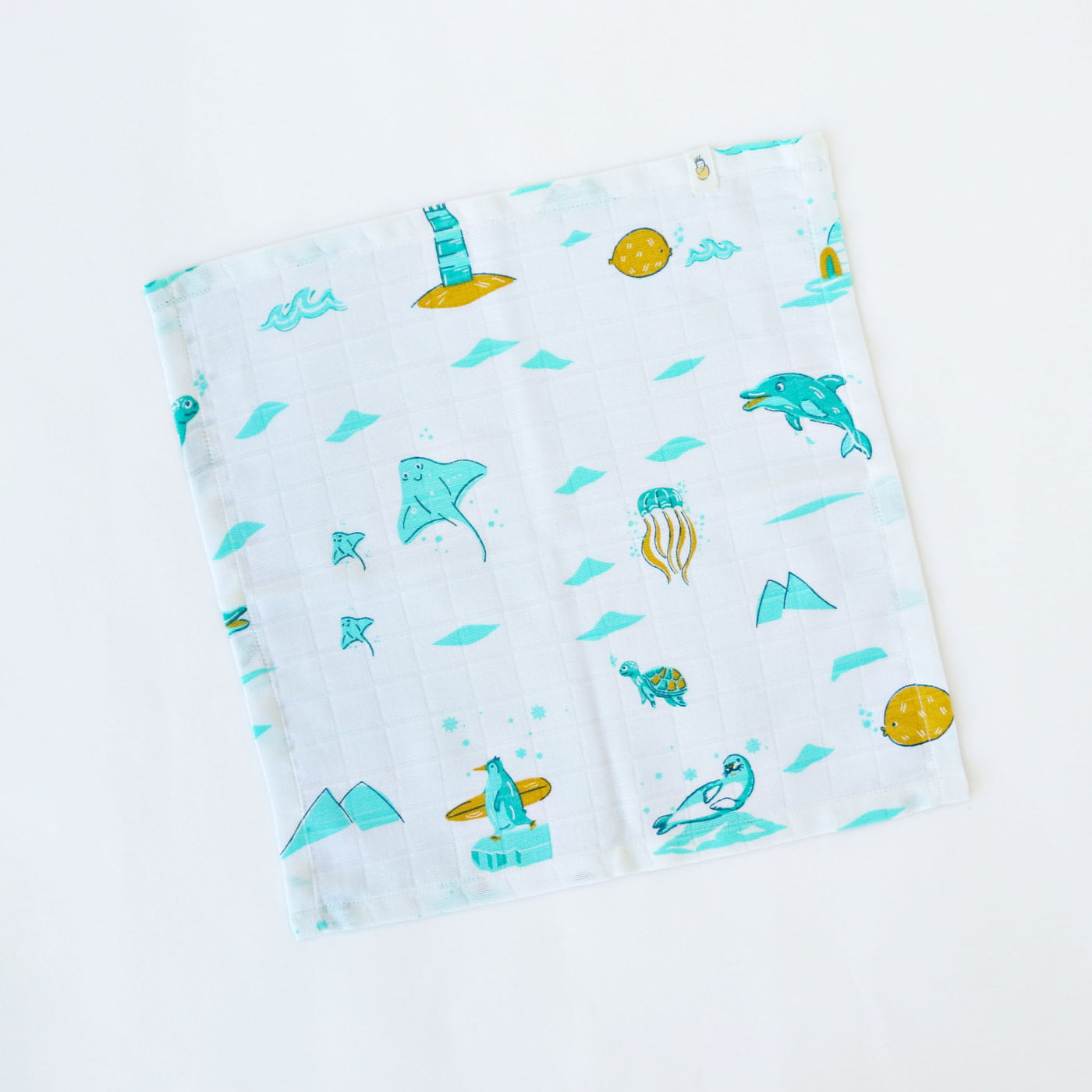 Muslin Wash cloth / Hand kerchief - Assorted 6pack (27 x 27 cms)