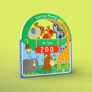 Carry Along At the Zoo - Interactive Baby & Toddler Book with Handle