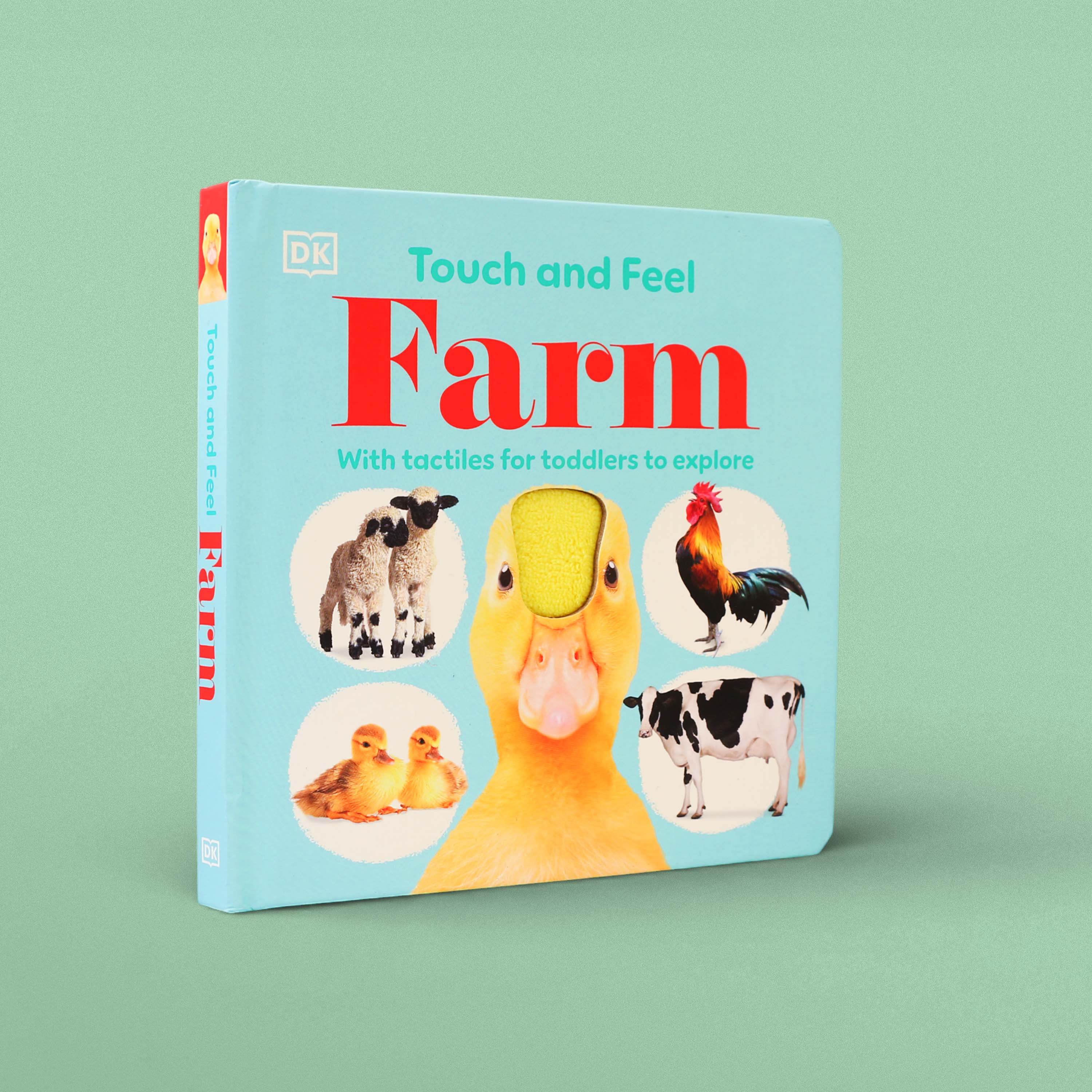 Touch and Feel Farm Book - Interactive Tactile Learning