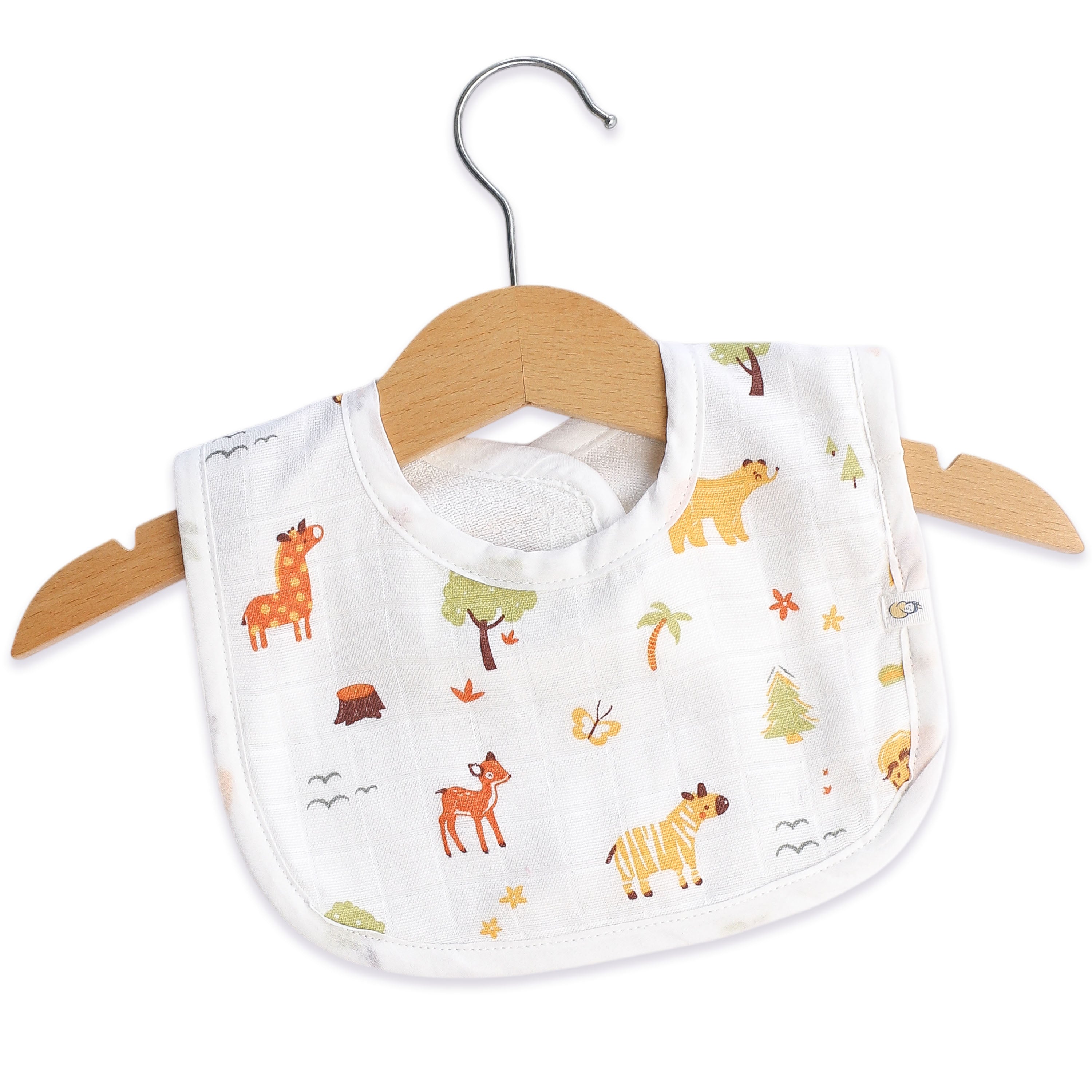 Reversible Muslin and Terry Bib - Assorted 3 Pack - Tiny Tales Combo