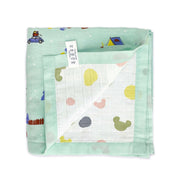 Snowy Village Tales & Candy Cloud Dots - Reversible Blanket/Quilt