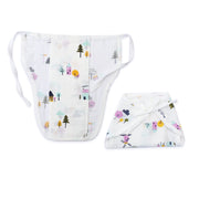 Farmyard Tales - Reusable Muslin Nappies / Langot - 4 Layered Central Panel NEW
