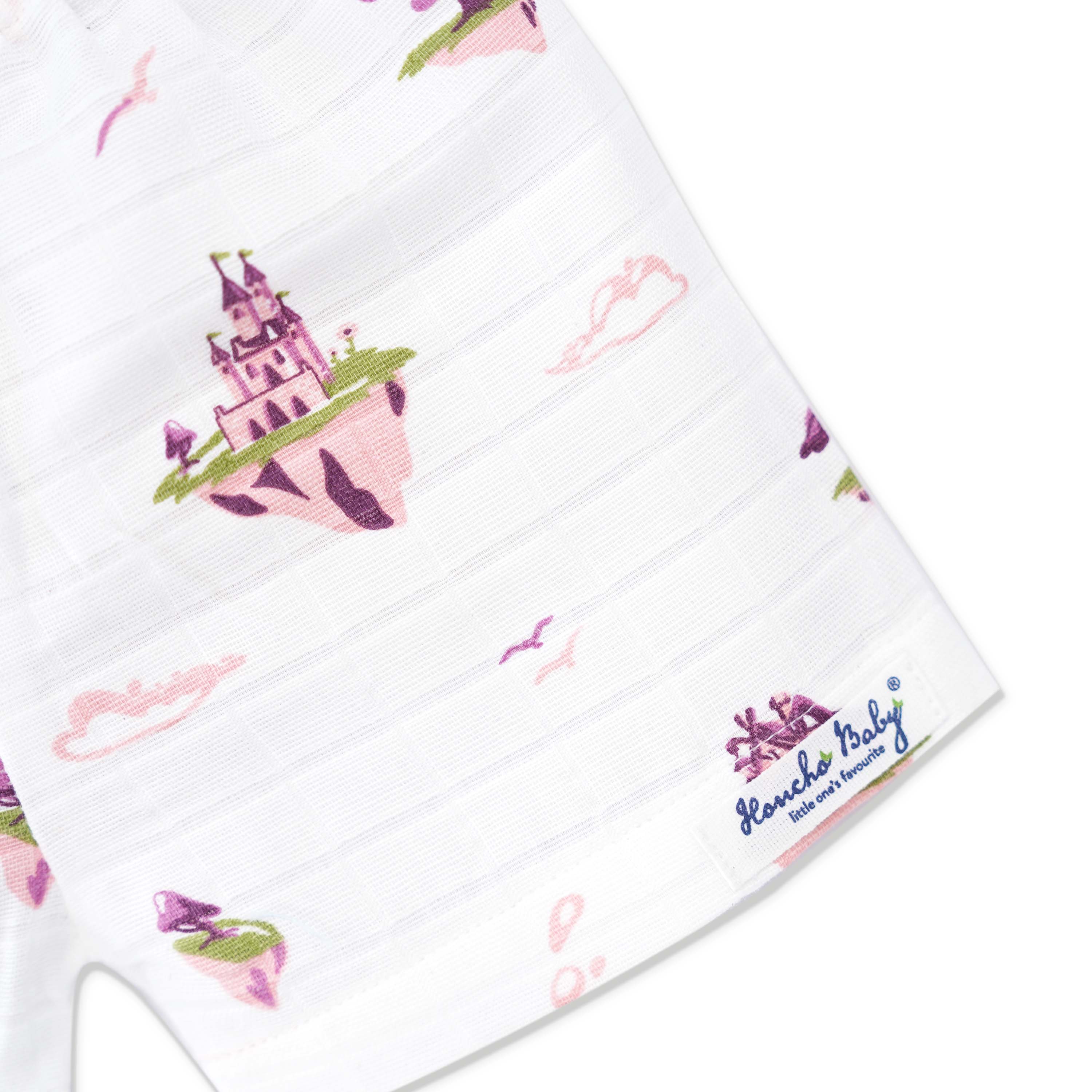 Muslin Half Sleeve Top & Shorts Set (0M – 5Y) Floating Magic Tales