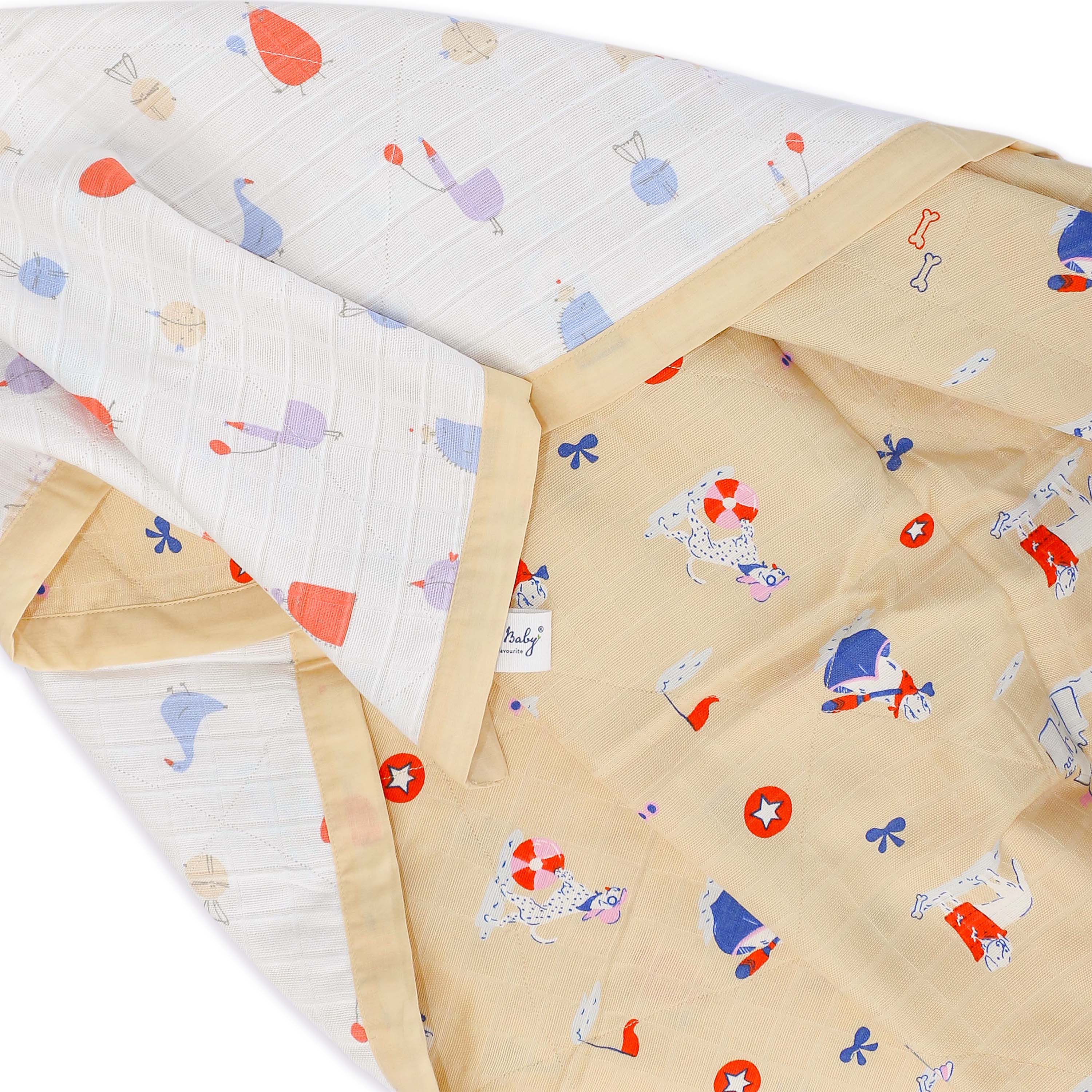 Pawsome Beach Day & Magic Doodles - Reversible Blanket/Quilt