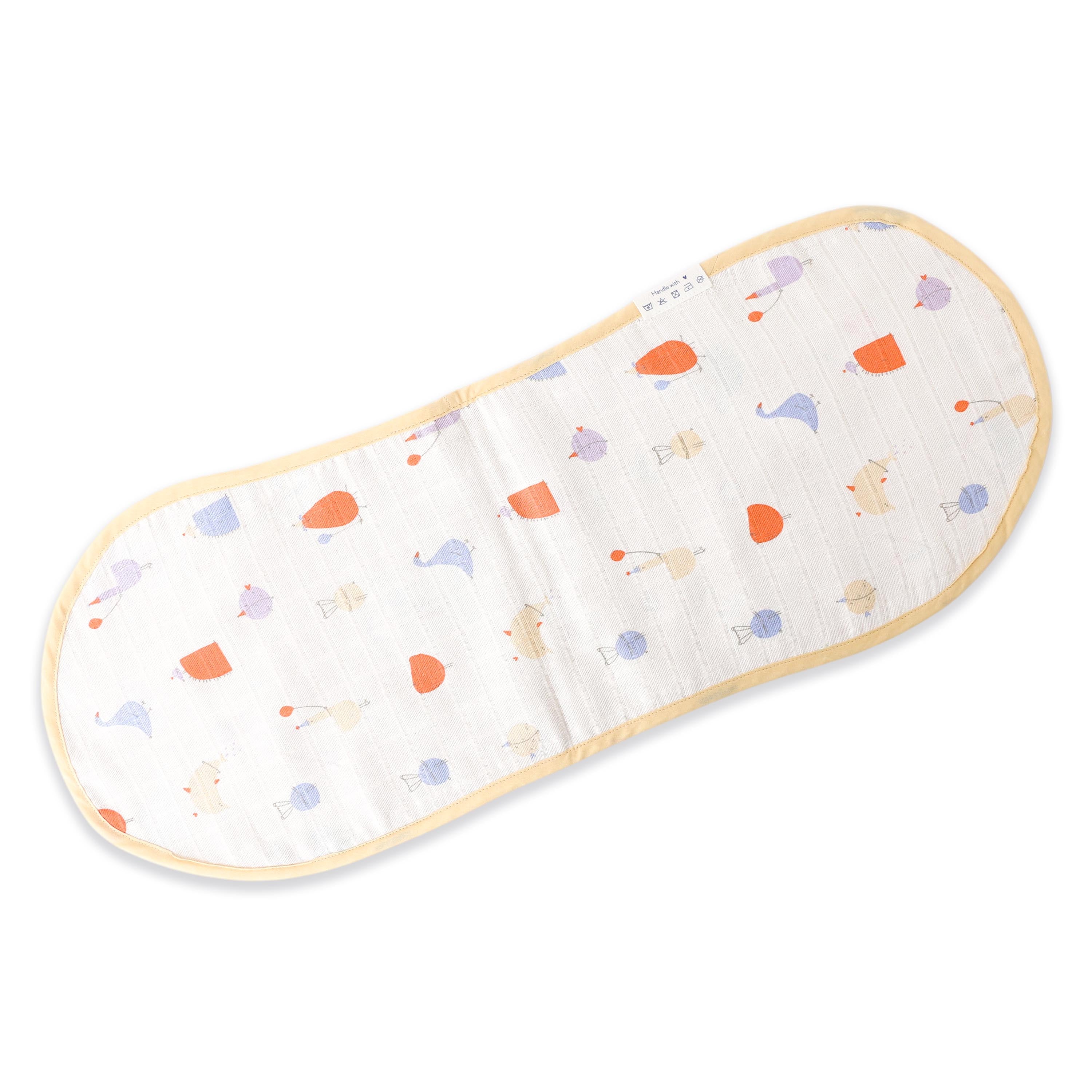 Pawsome Beach Day & Magic Doodles - Muslin Reversible Burp Cloth NEW