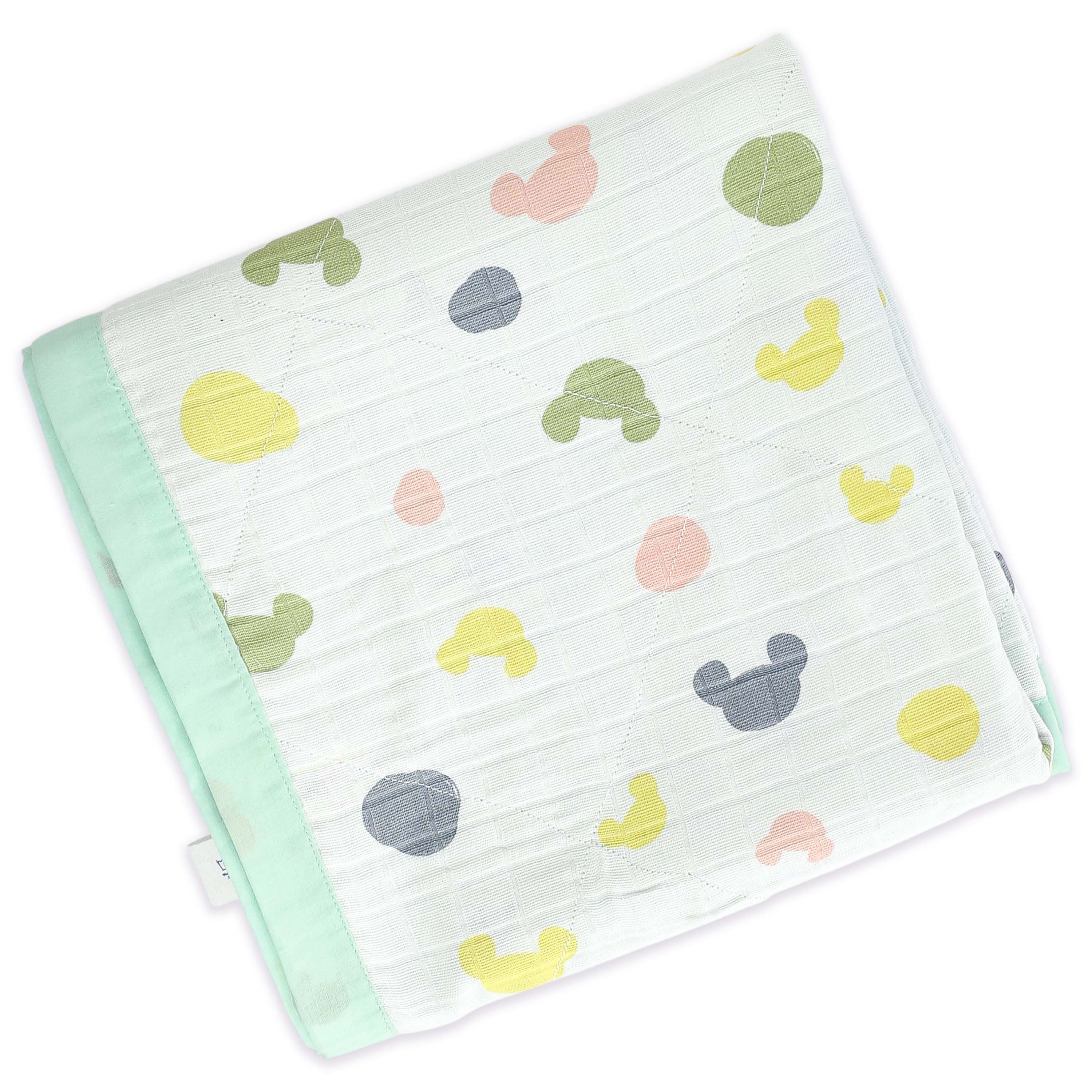 Snowy Village Tales & Candy Cloud Dots - Reversible Blanket/Quilt