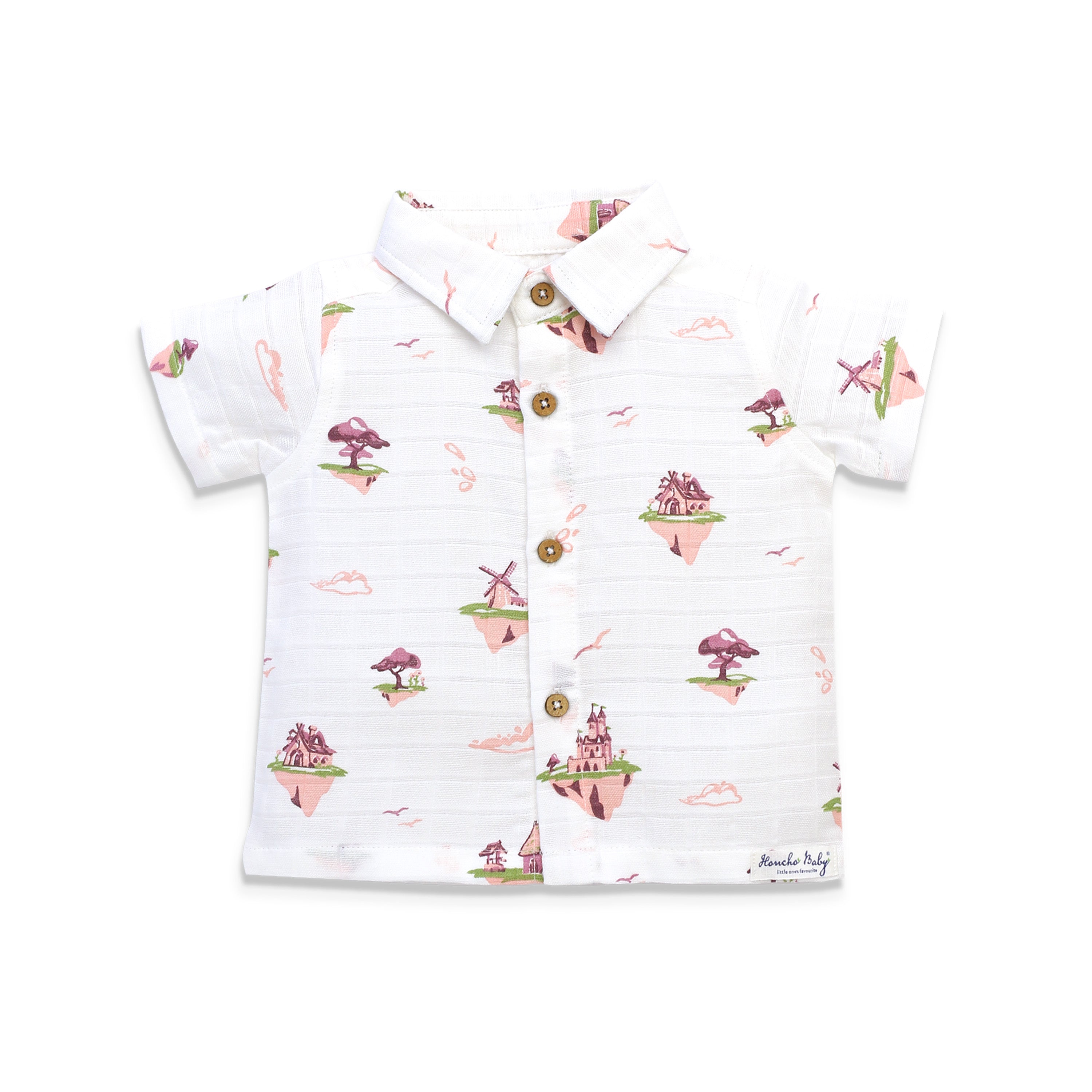 Muslin Half Sleeve Top & Shorts Set (0M – 5Y) Floating Magic Tales